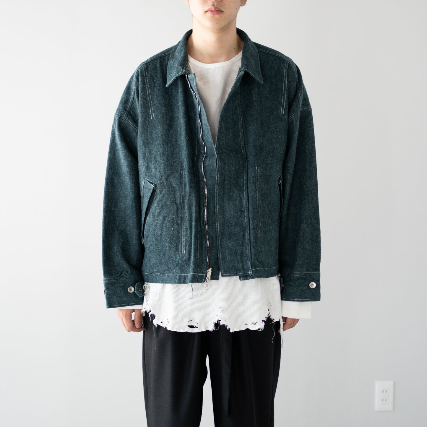 BIBLIOTHERK /  REVERSIBLE JACKET "AOSABI"