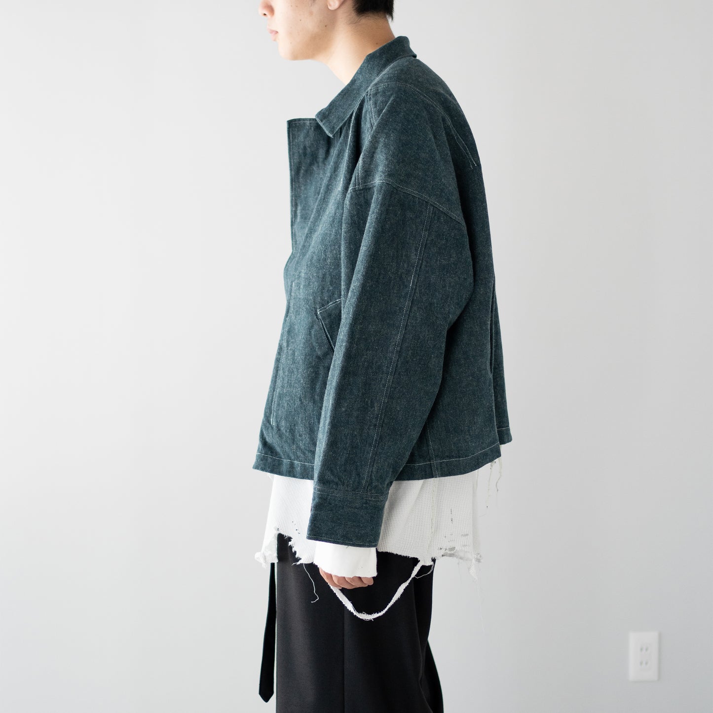 BIBLIOTHERK /  REVERSIBLE JACKET "AOSABI"