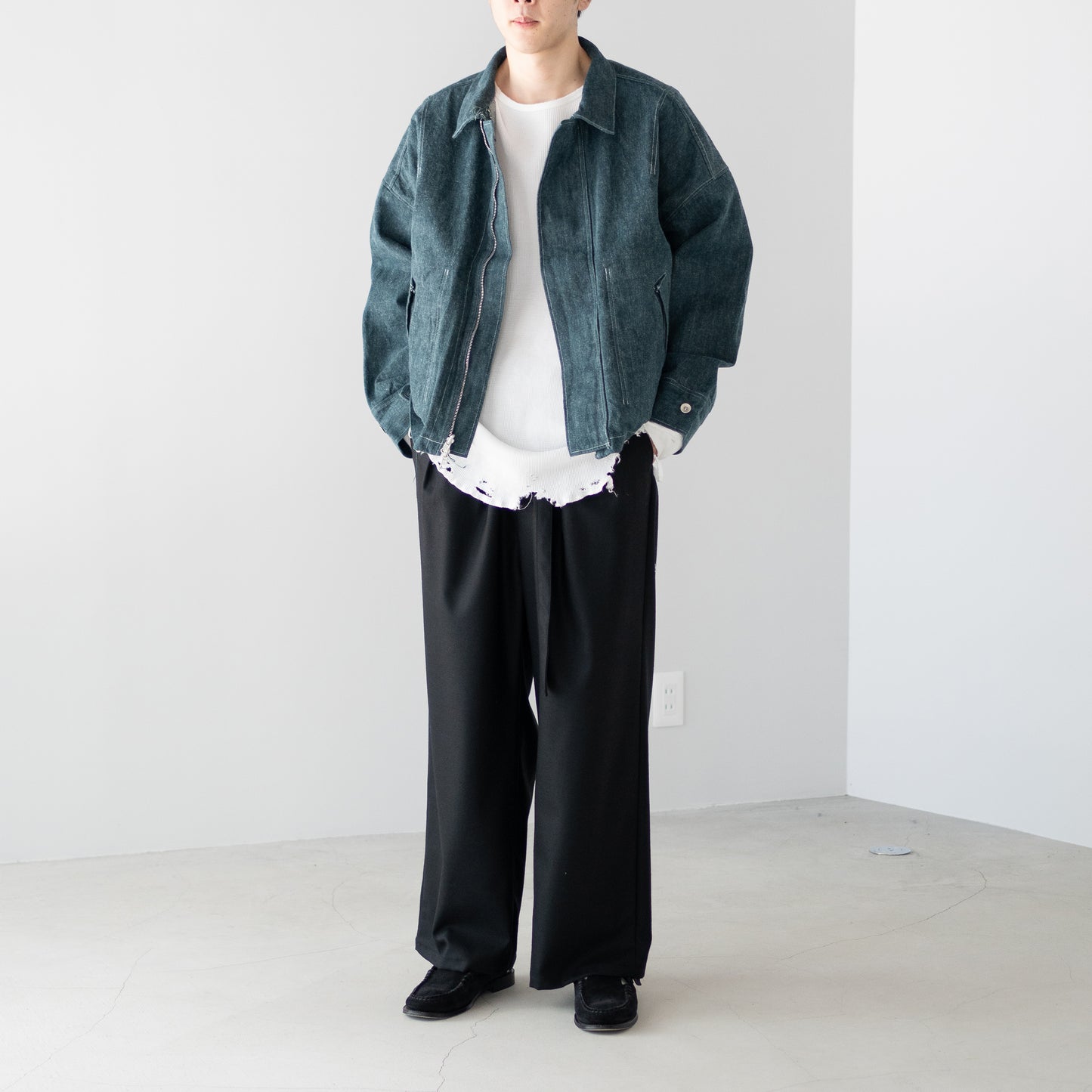 BIBLIOTHERK /  REVERSIBLE JACKET "AOSABI"