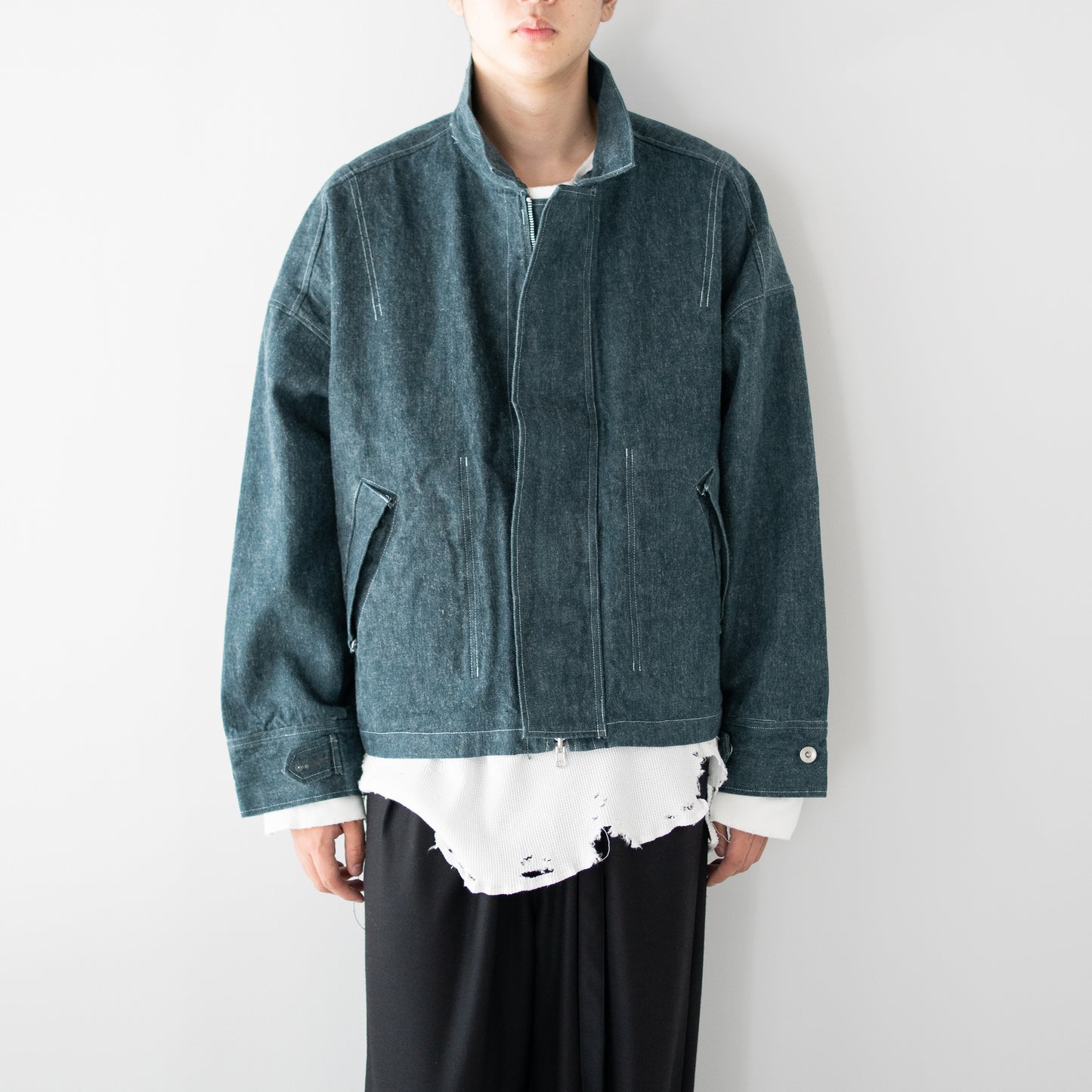 BIBLIOTHERK /  REVERSIBLE JACKET "AOSABI"