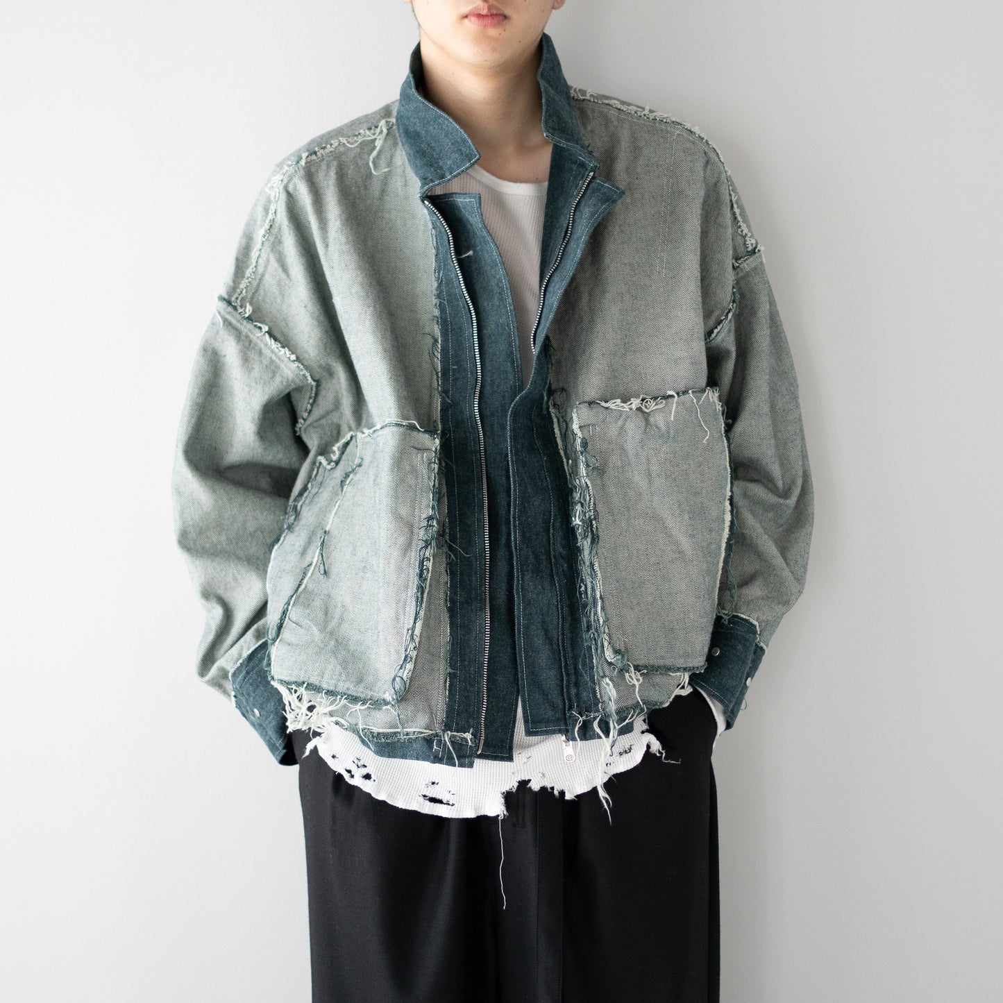 BIBLIOTHERK /  REVERSIBLE JACKET "AOSABI"
