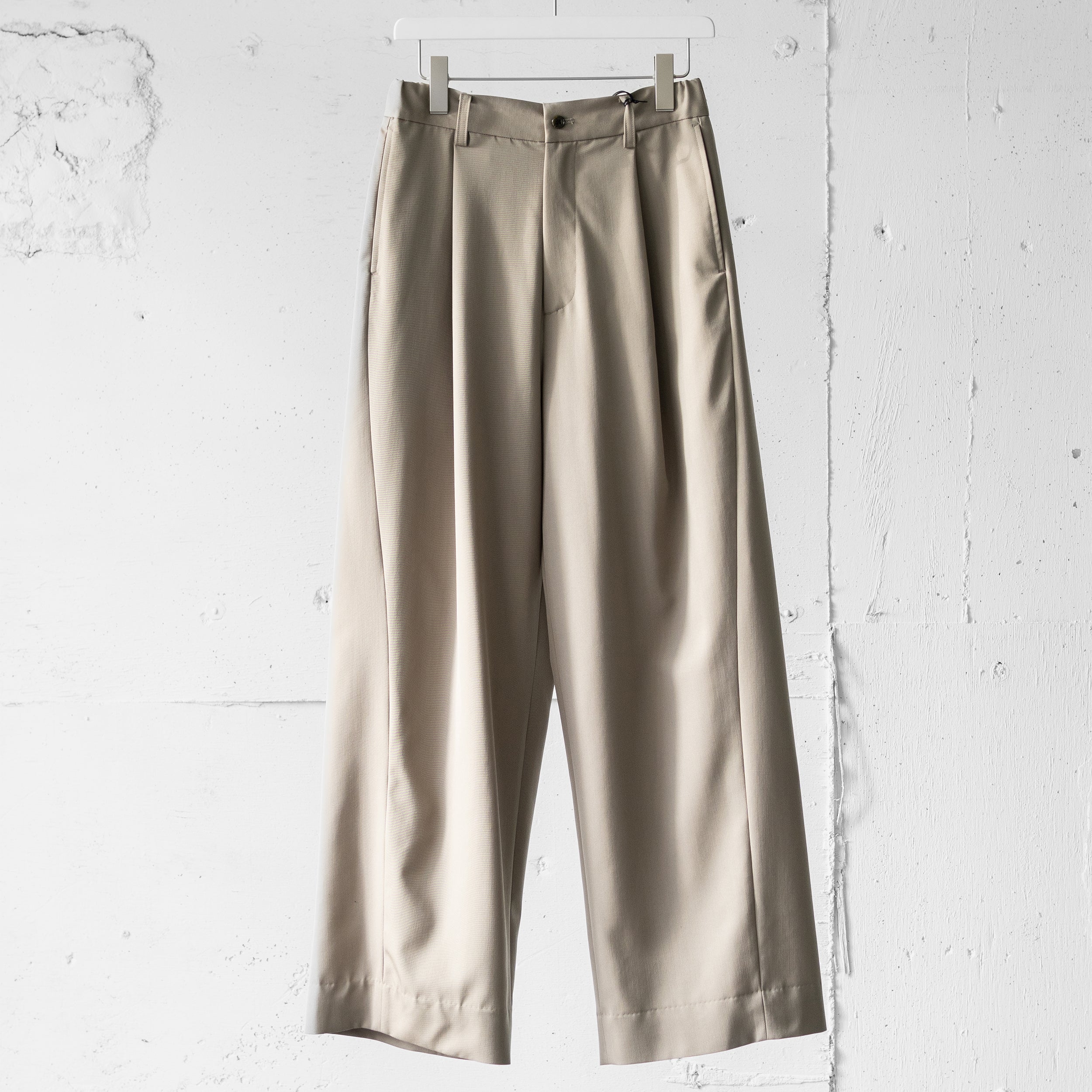 ssstein/ TWIST SEAM WIDE EASY TROUSERS 