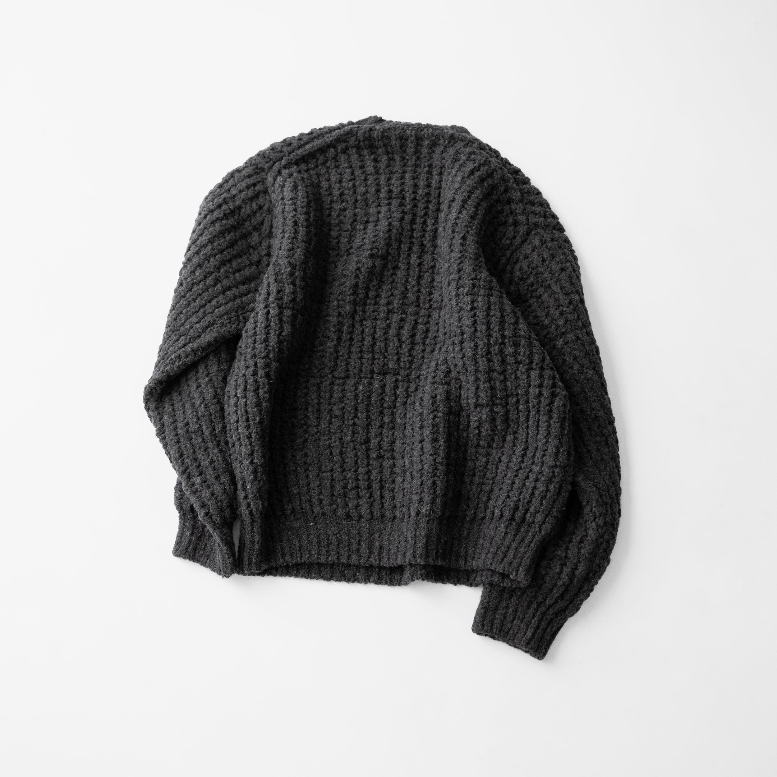YOKE(ヨーク)/ Baby Alpaca Big Waffle Sweater 