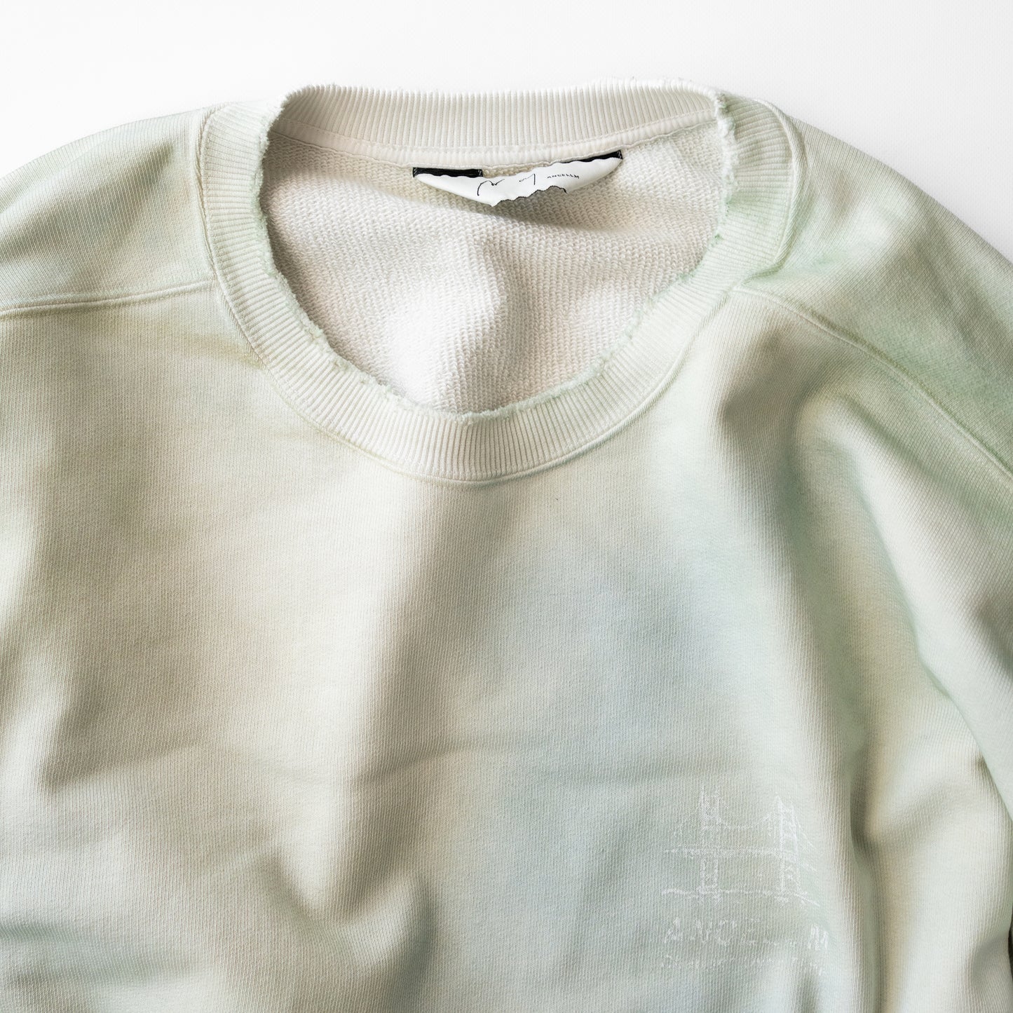 ANCELLM / BRIDGE SWEAT SHIRT "LAKE"