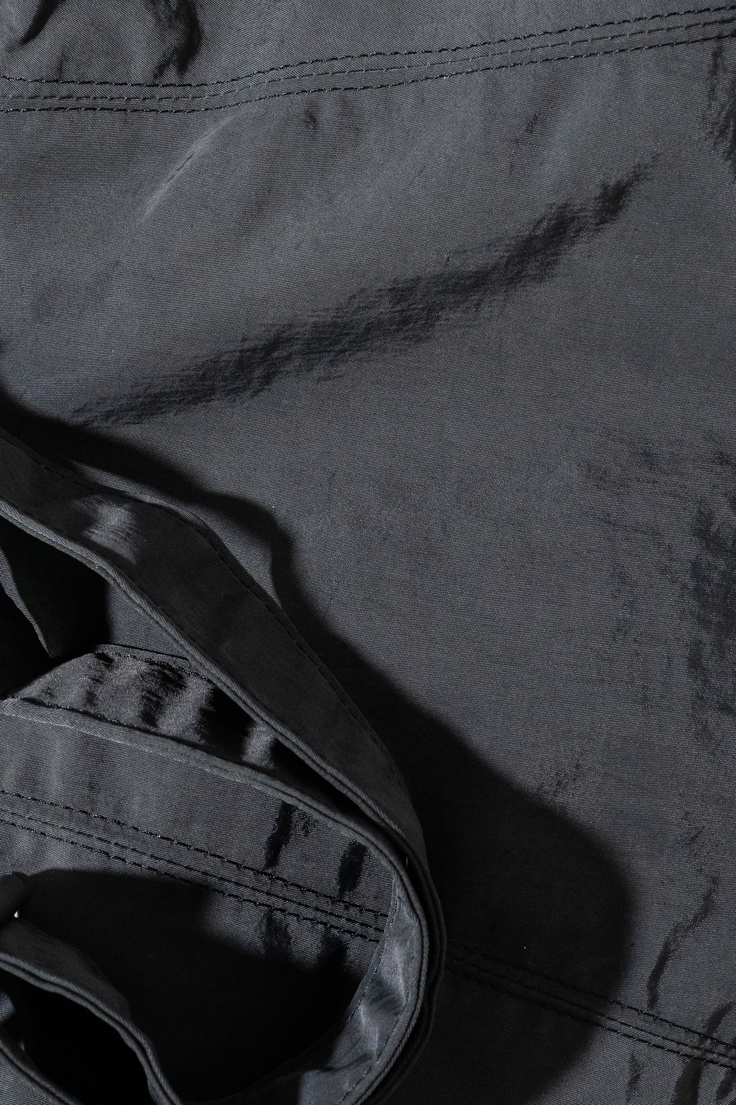 YOKE/ Nylon Circle Shoulder Bag "BLACK"