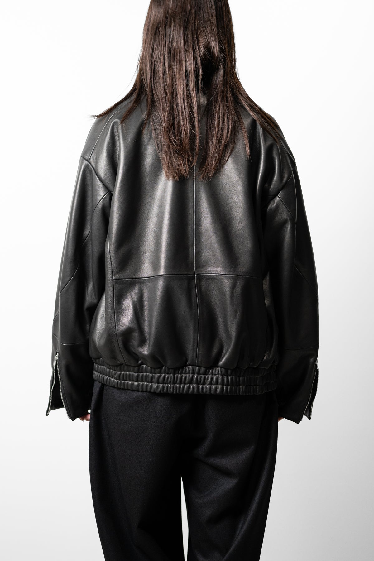 Afiit / LEATHER JACKET "BLACK"