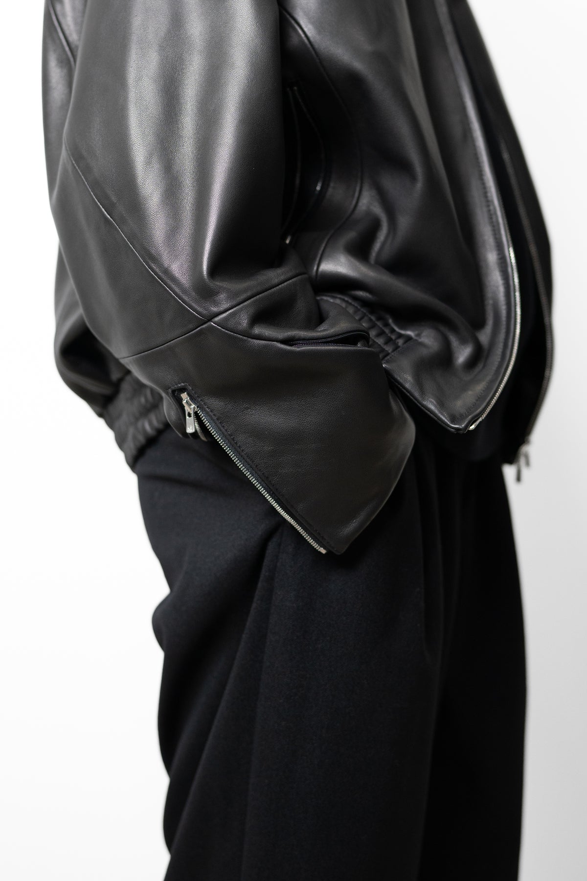 Afiit / LEATHER JACKET "BLACK"