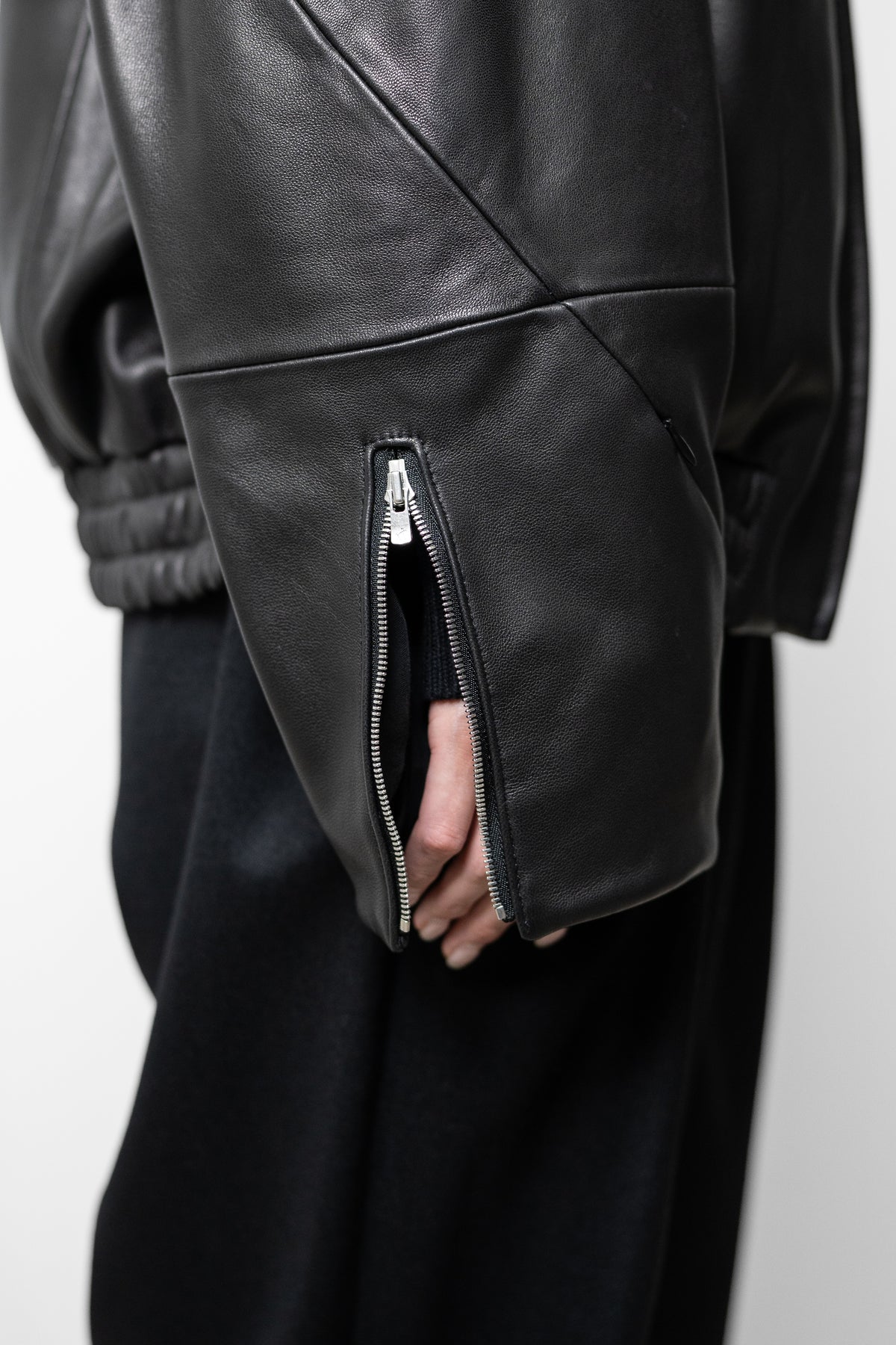 Afiit / LEATHER JACKET "BLACK"