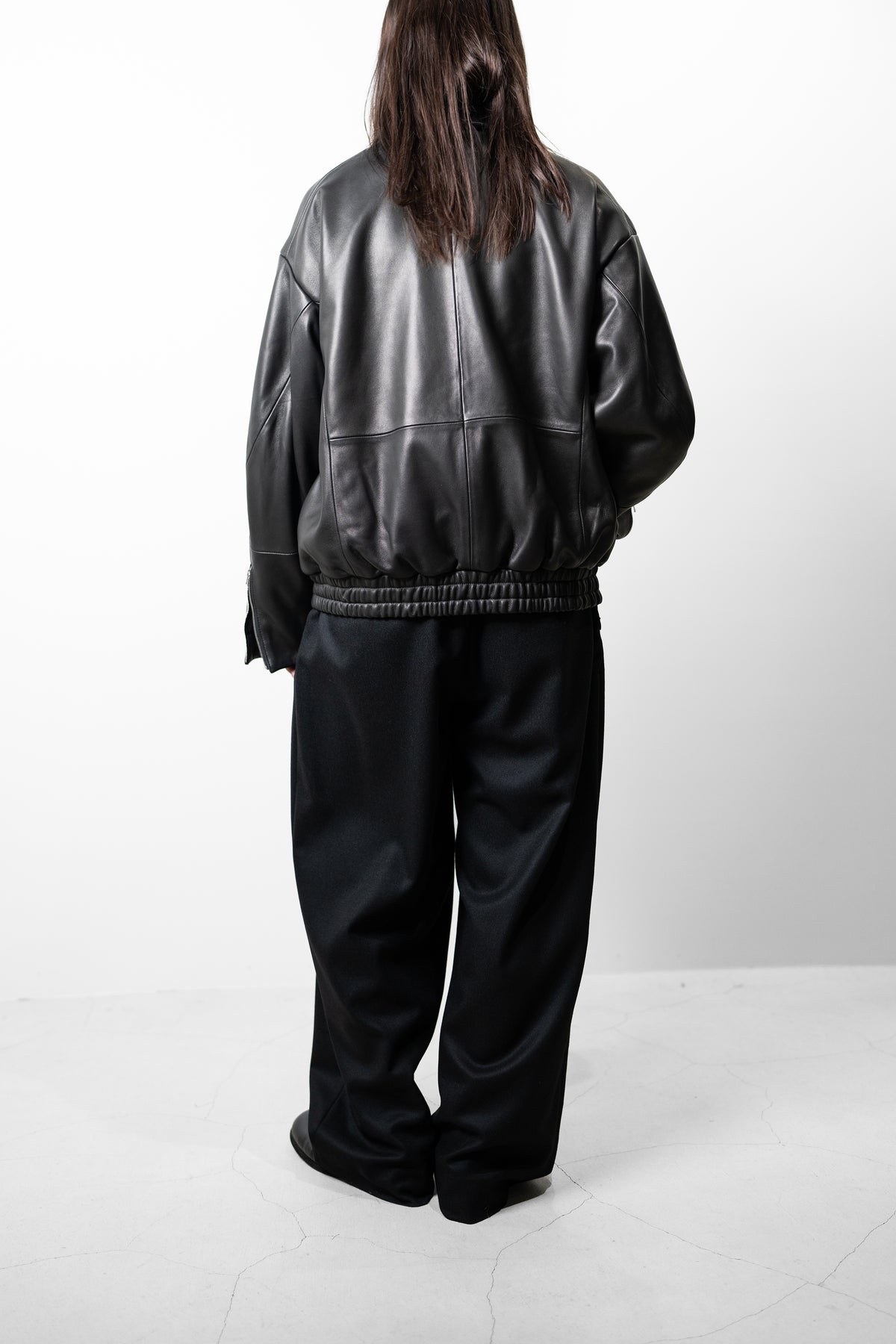 Afiit / LEATHER JACKET "BLACK"