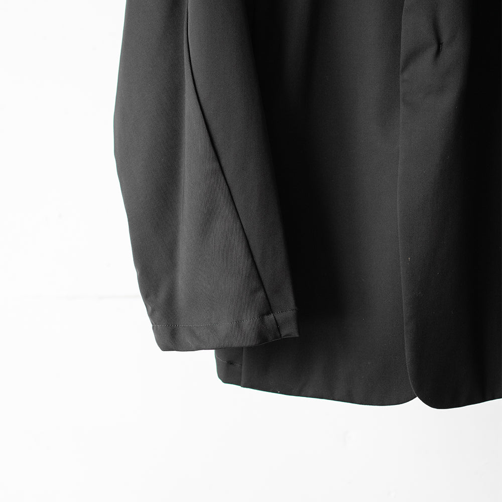 AFTERHOURS / COLLARLESS JACKET BLOUSON "BLACK"