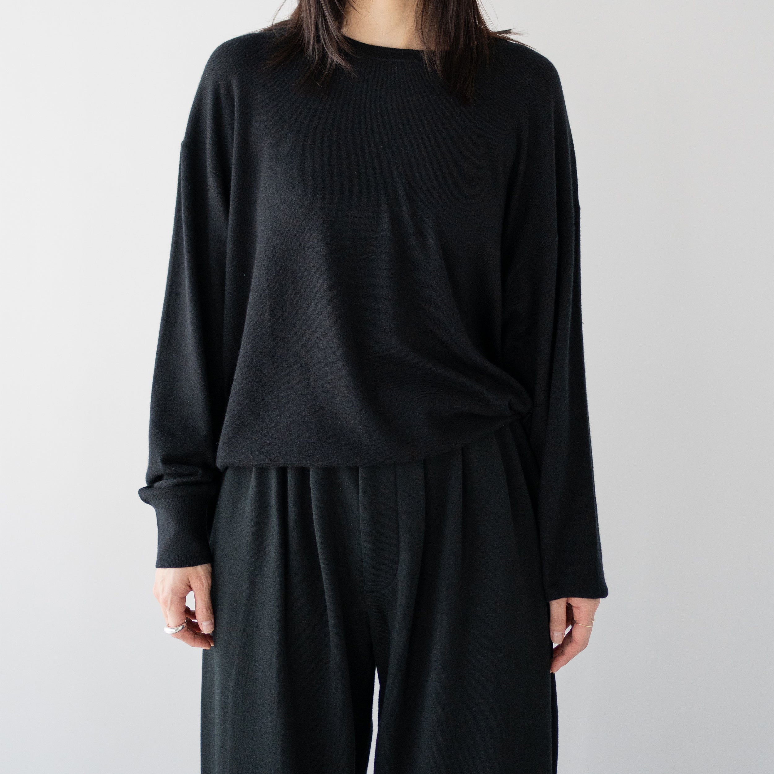 トップス Afiit 25aw COTTON CASHMERE LS Afiit(アフィット) / COTTON CASHMERE LS 