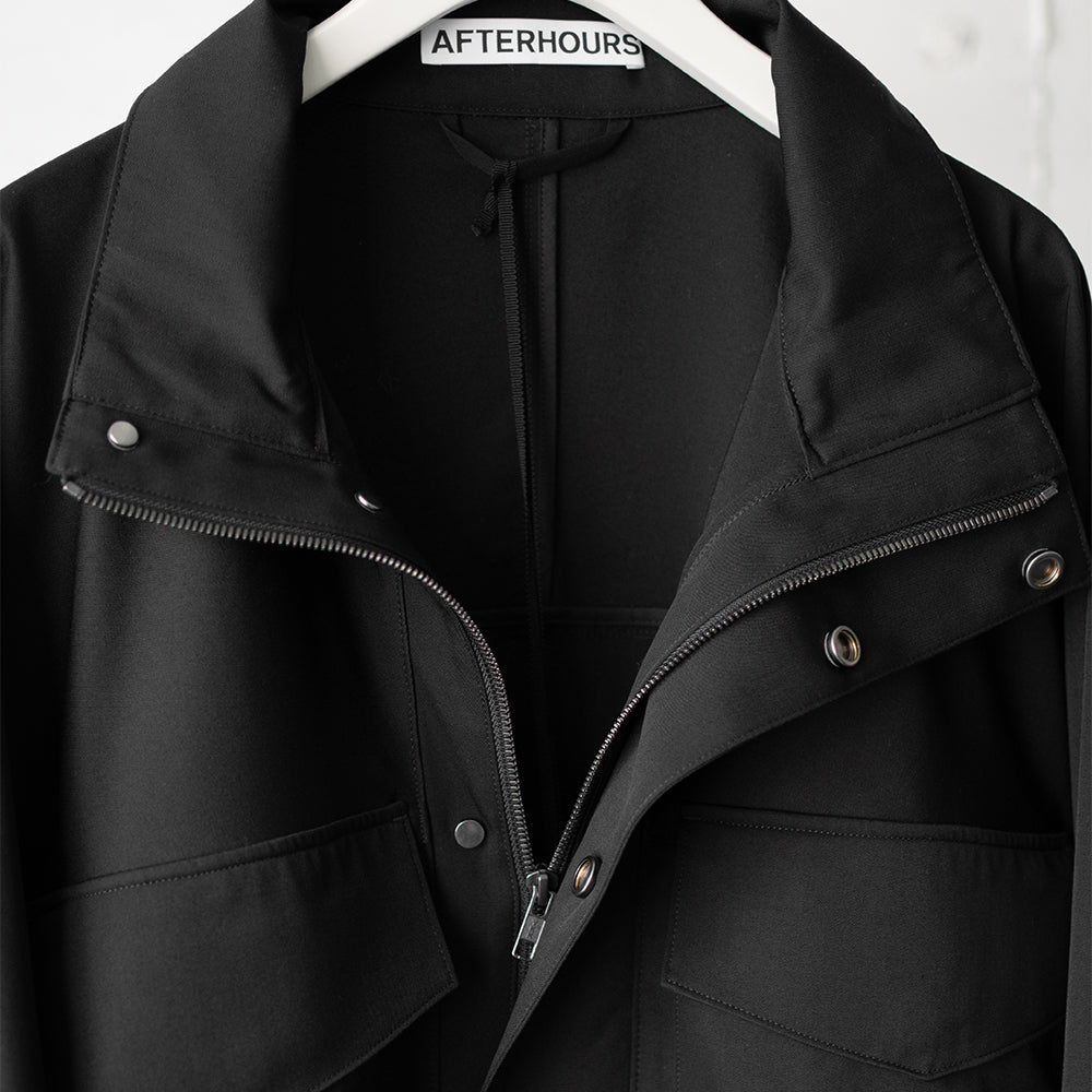 AFTERHOURS / FIELD BLOUSON "BLACK"