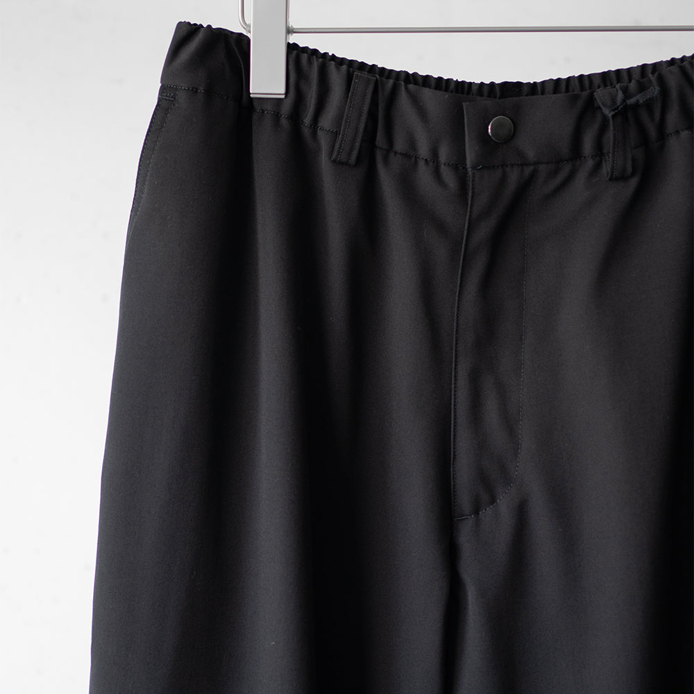 AFTERHOURS / BENDING LINE BAGGY PANTS "BLACK"