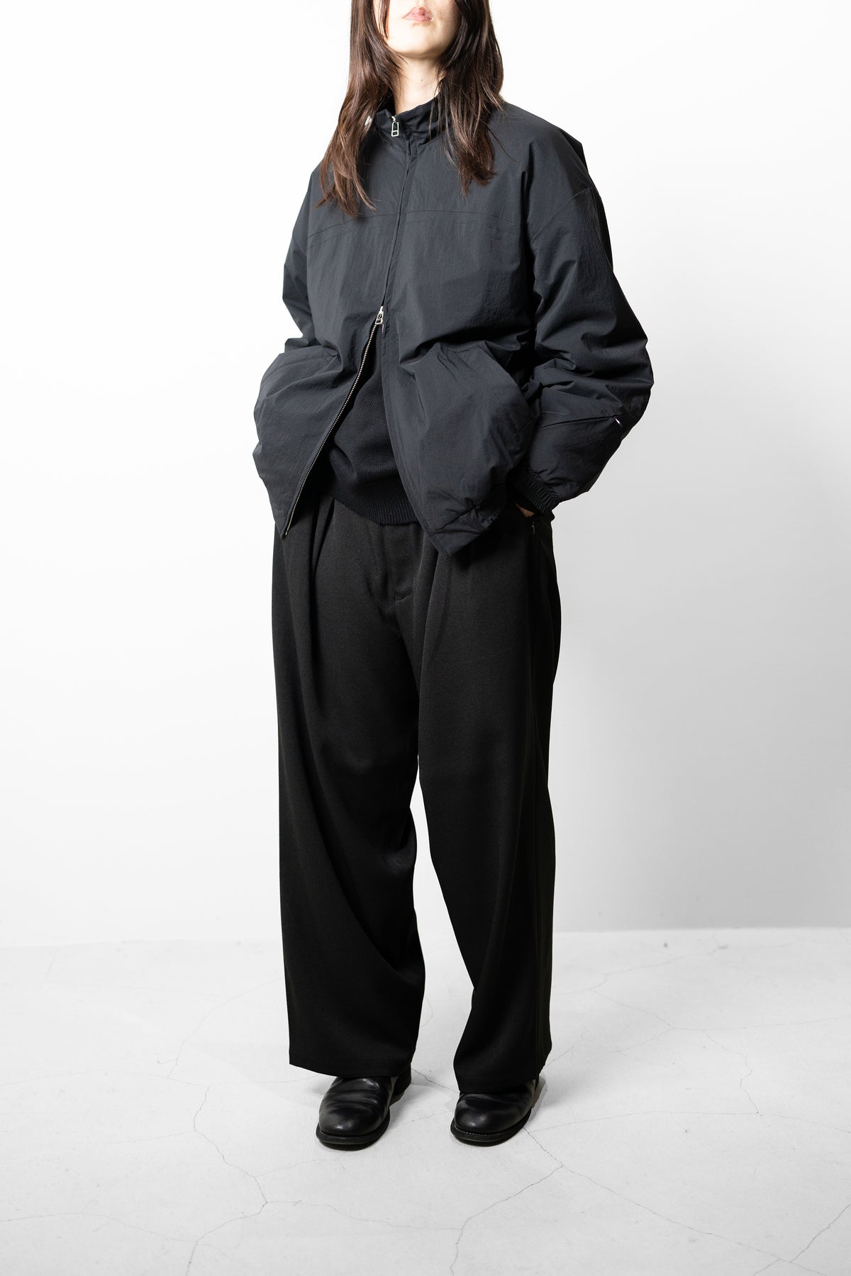 Afiit / PUFFER BLOUSON  "BLACK"