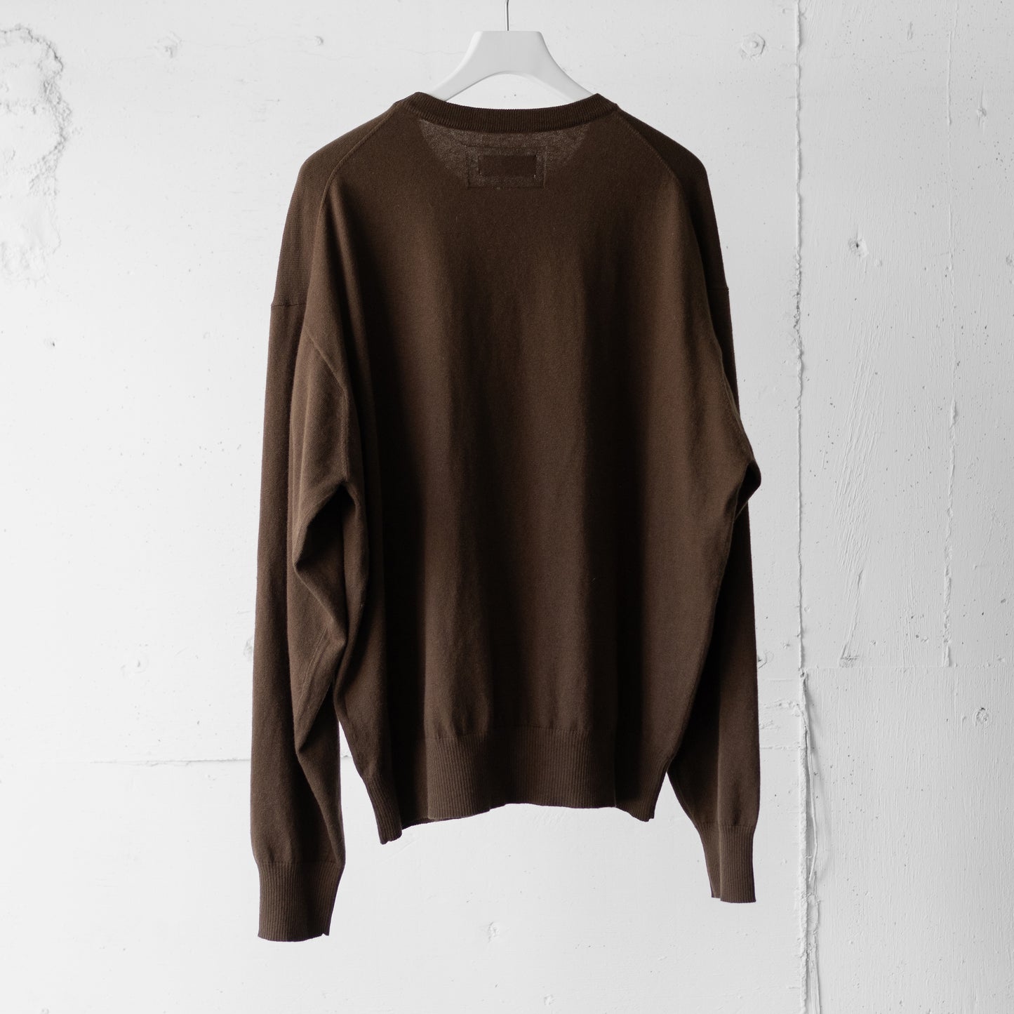 Afiit / COTTON CASHMERE KNIT L/S "BRN"