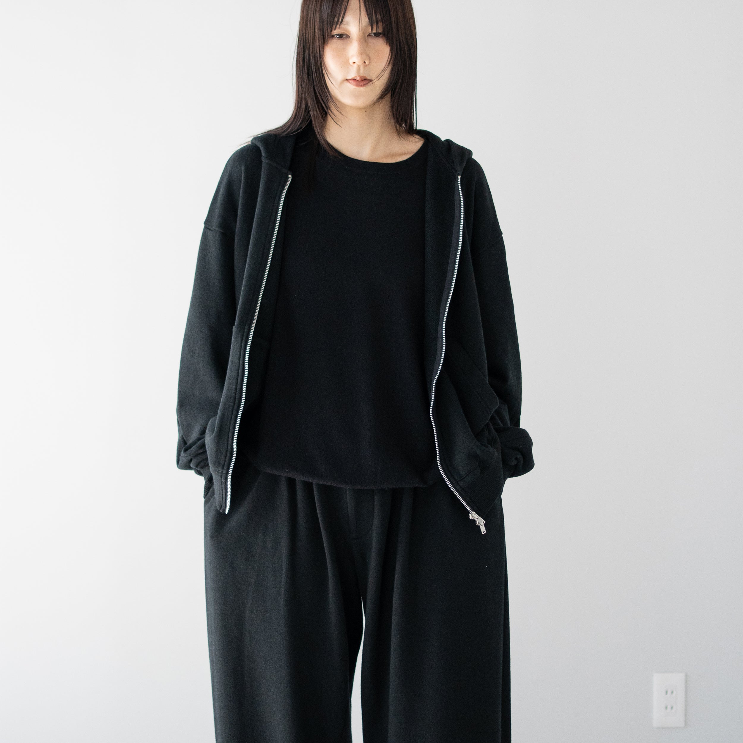 Attic zip parka black サイズ2 Afiit(アフィット) / ZIP PARKA 