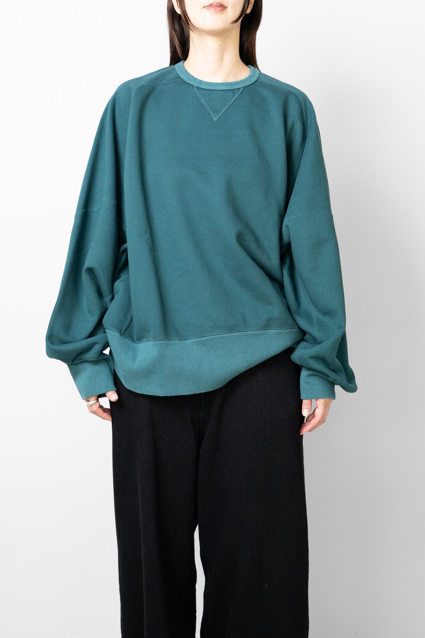 SEEALL/ FAULT SWEAT PLAIN "DARK SEA"