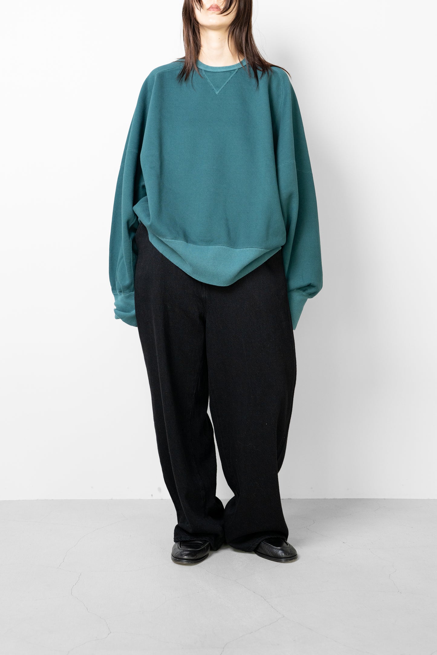 SEEALL/ FAULT SWEAT PLAIN "DARK SEA"