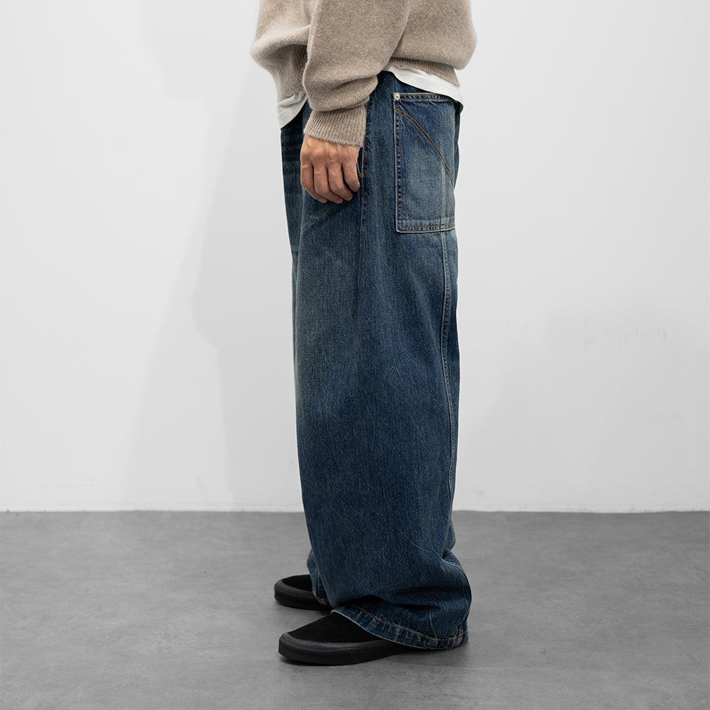 SAGE NATION / WELT TROUSER DENIM "WASH"