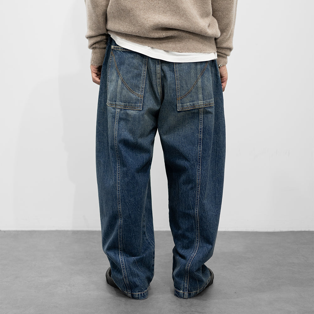 SAGE NATION / WELT TROUSER DENIM "WASH"