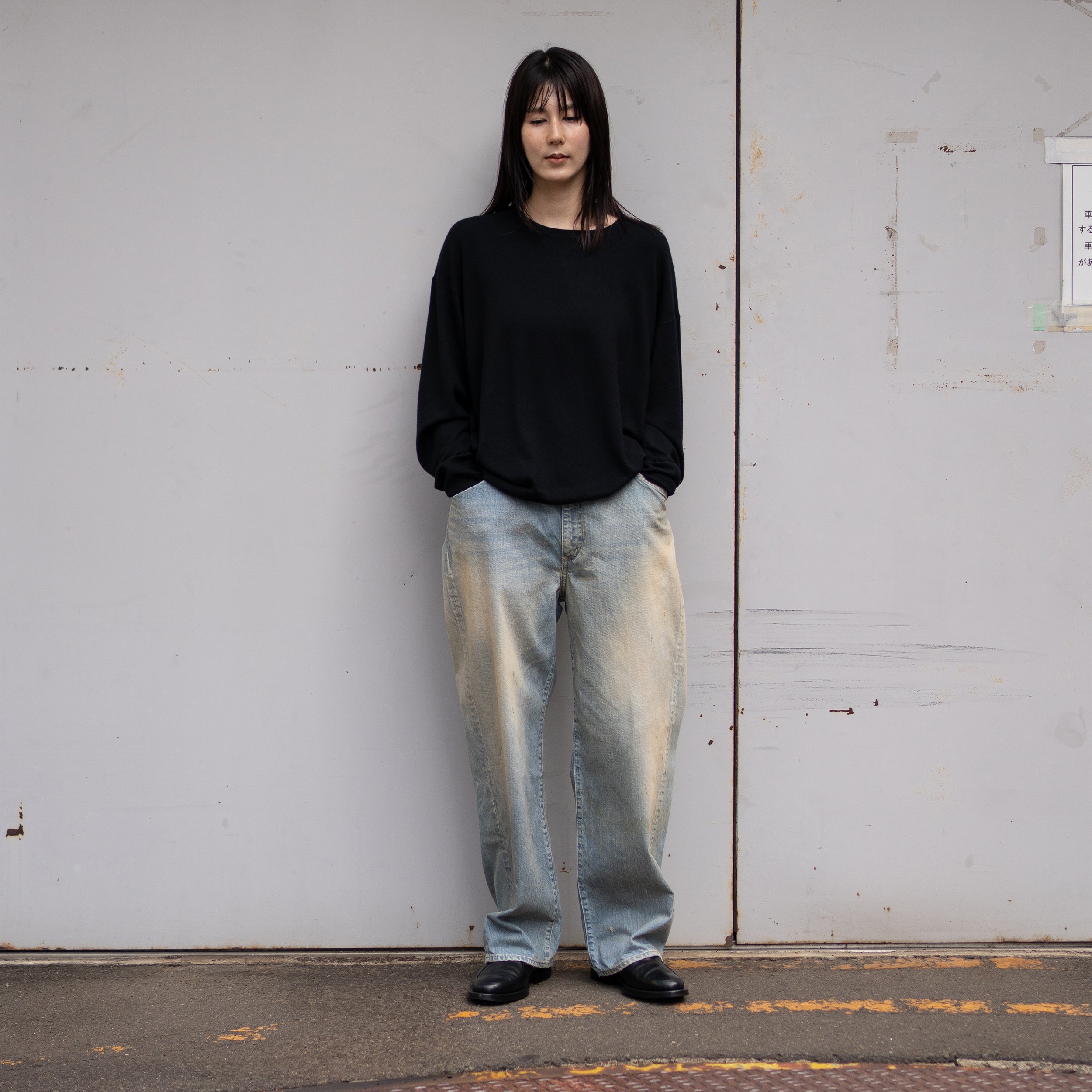 トップス Afiit 25aw COTTON CASHMERE LS Afiit(アフィット) / COTTON CASHMERE LS 