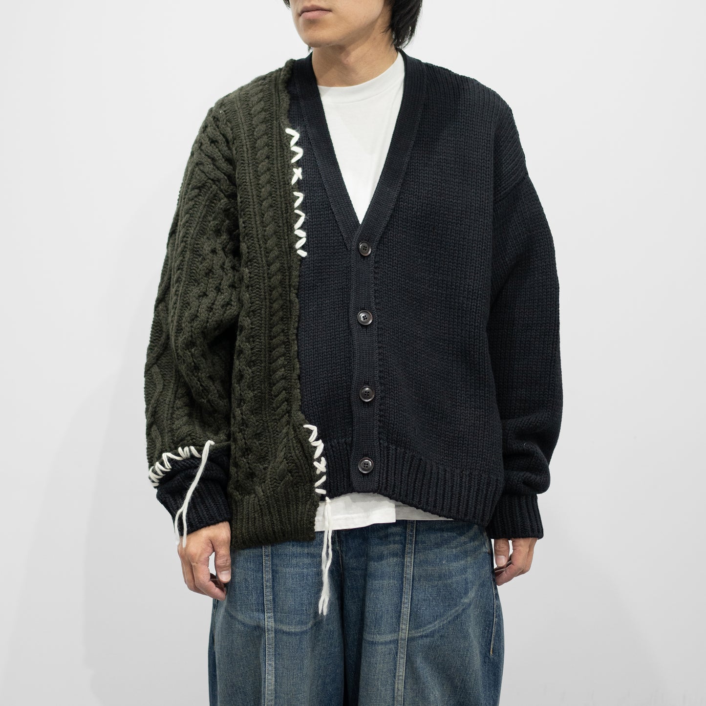 TOY DEVIL /  FRANKEN CARDIGAN "BLK"