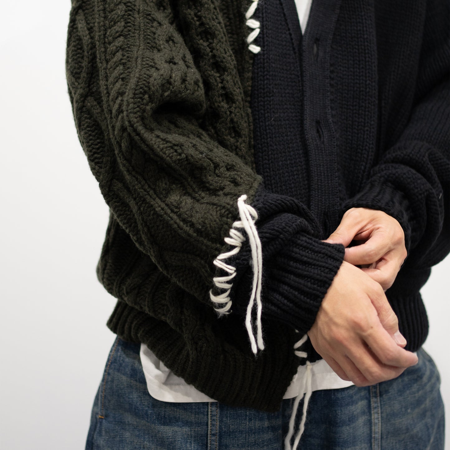 TOY DEVIL /  FRANKEN CARDIGAN "BLK"