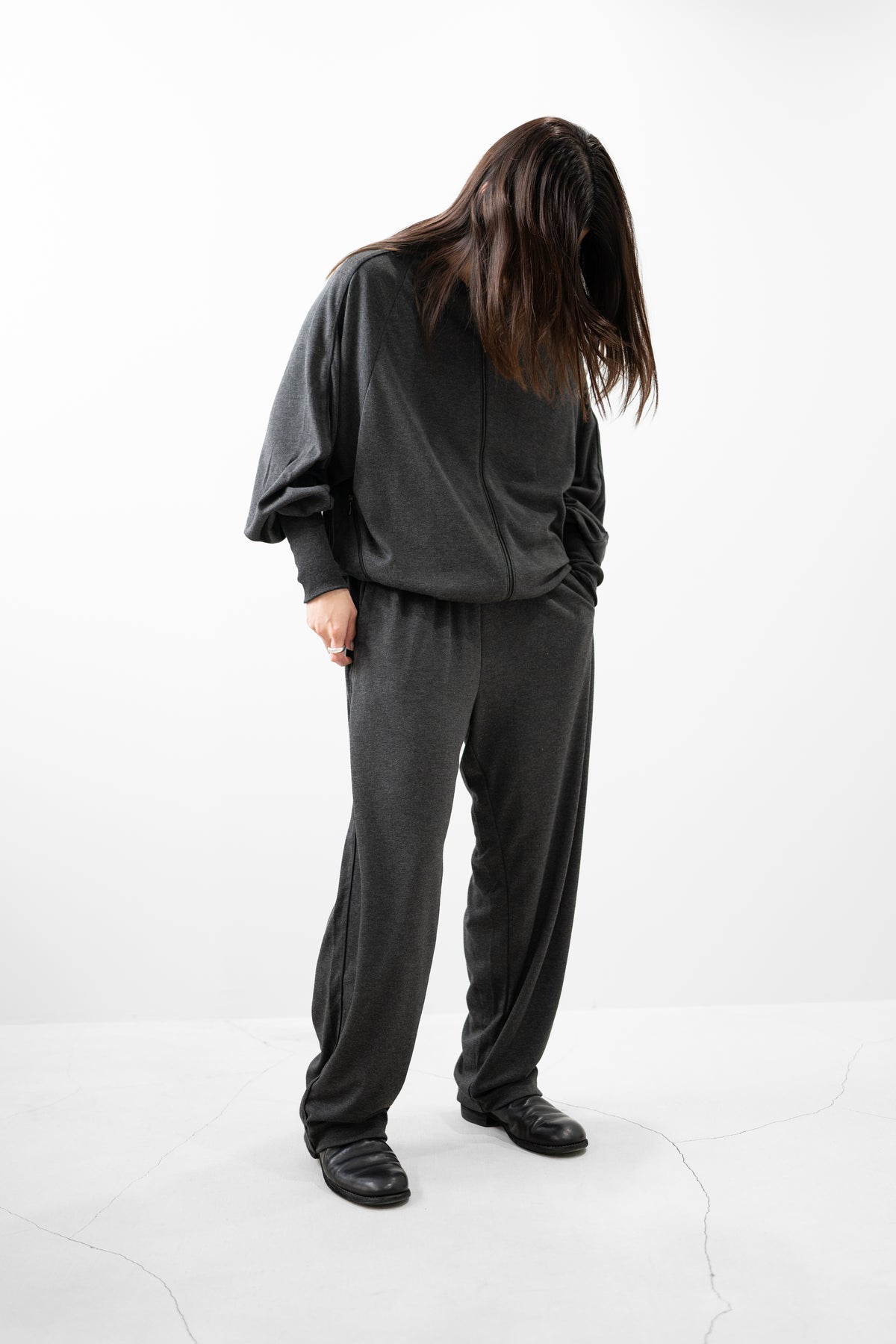 barbell object / track jkt 01 "charcoal"