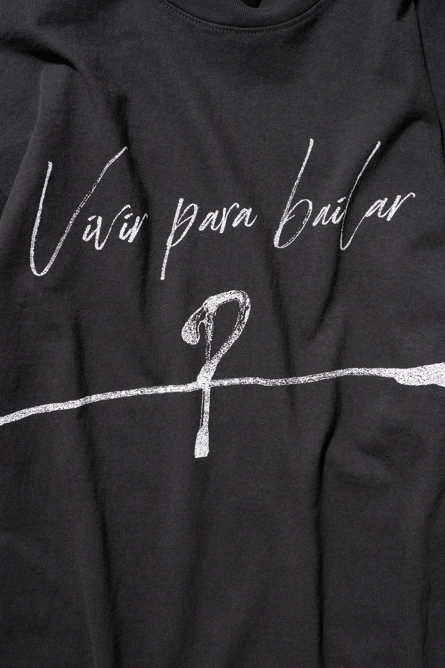 ESSAY/ Oversized Garment Dye L/S T-Shirt "DANCE"