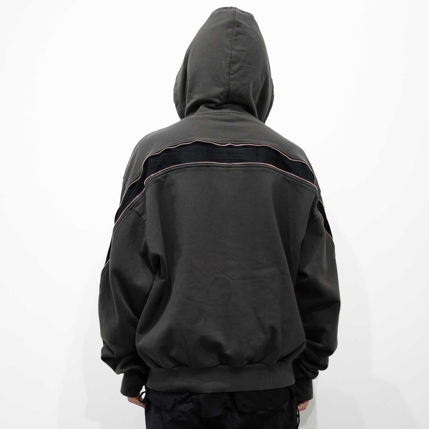 ROTOL/ TRANSFORM FULL ZIP HOODIE "BLACK"