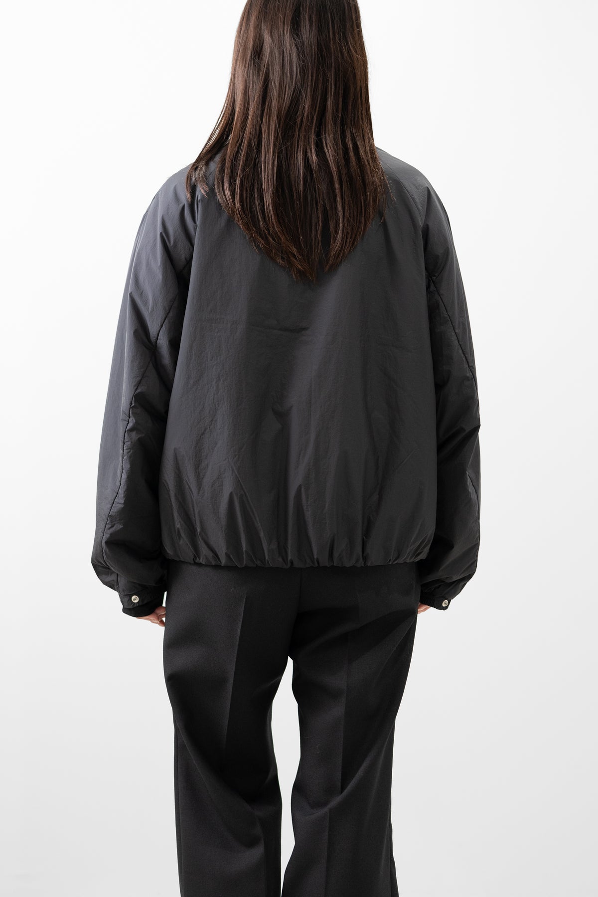 paratrait/ POROUS SKIN BLOUSON "BLACK"