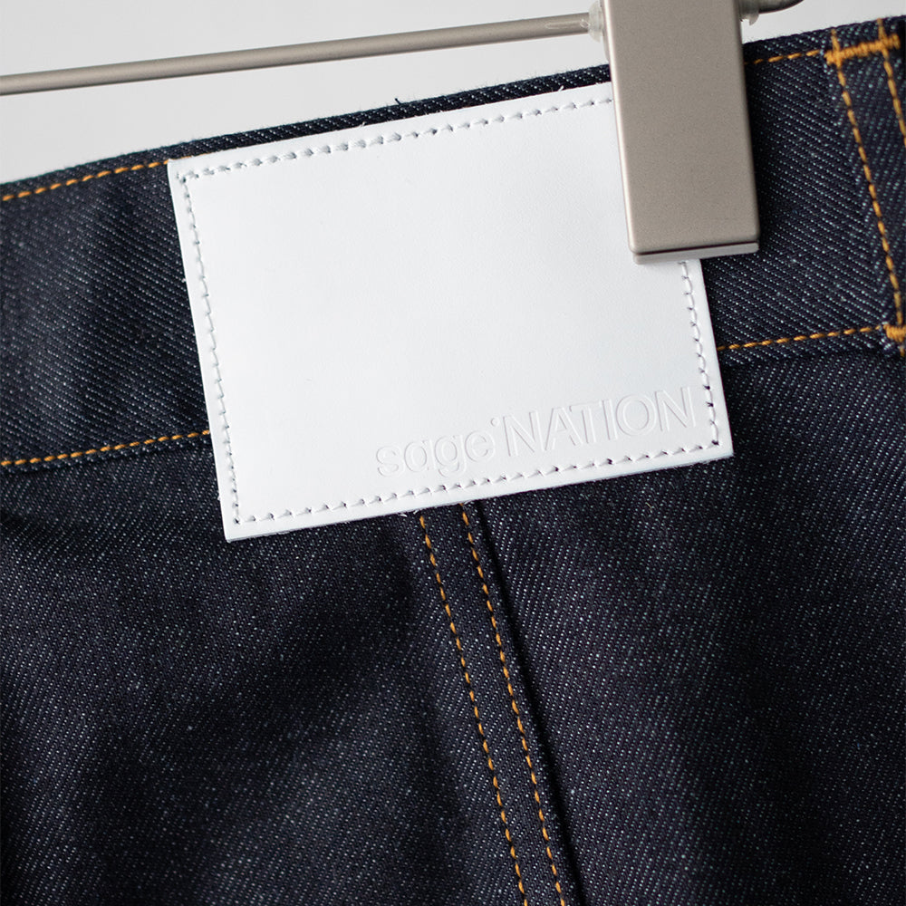 SAGE NATION / WELT TROUSER DENIM "RAW"