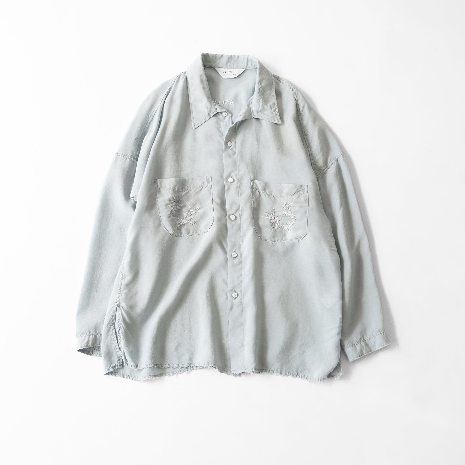 ANCELLM(アンセルム) / AGING EMBROIDERY SHIRT 