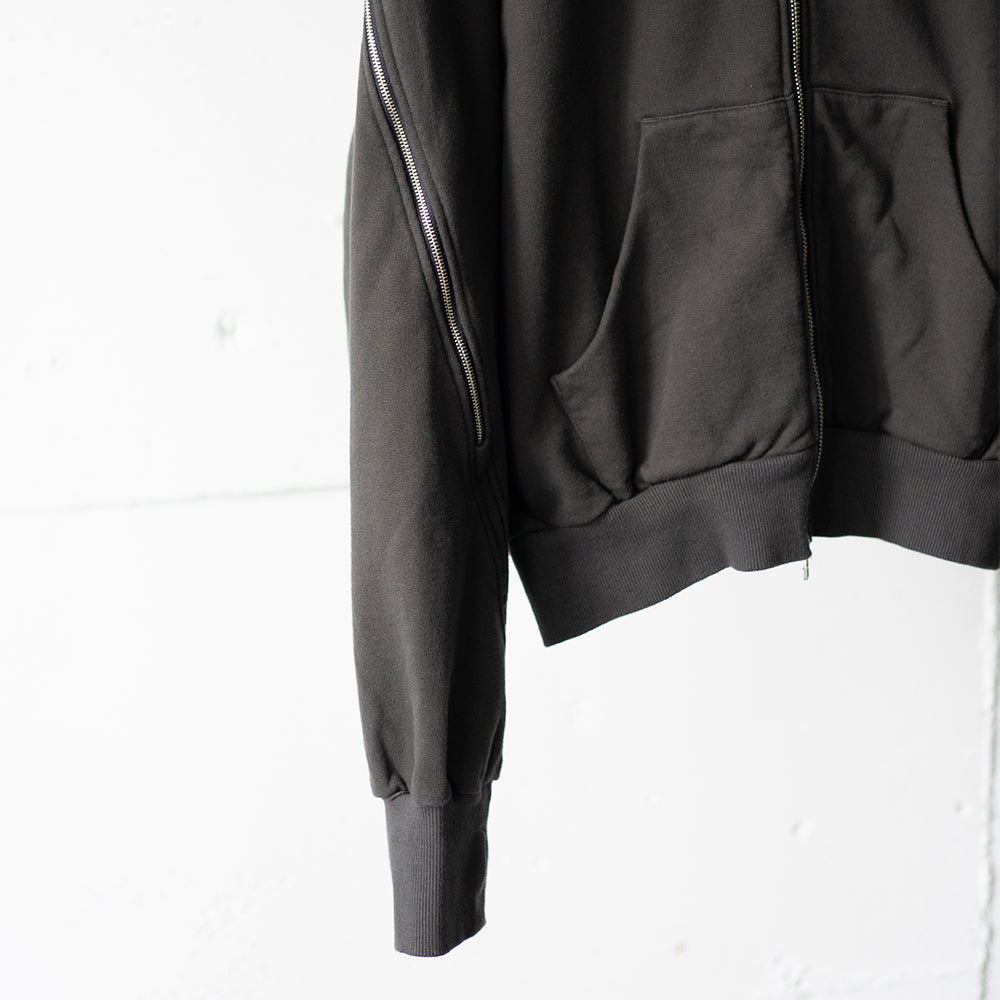 ROTOL/ TRANSFORM FULL ZIP HOODIE "BLACK"