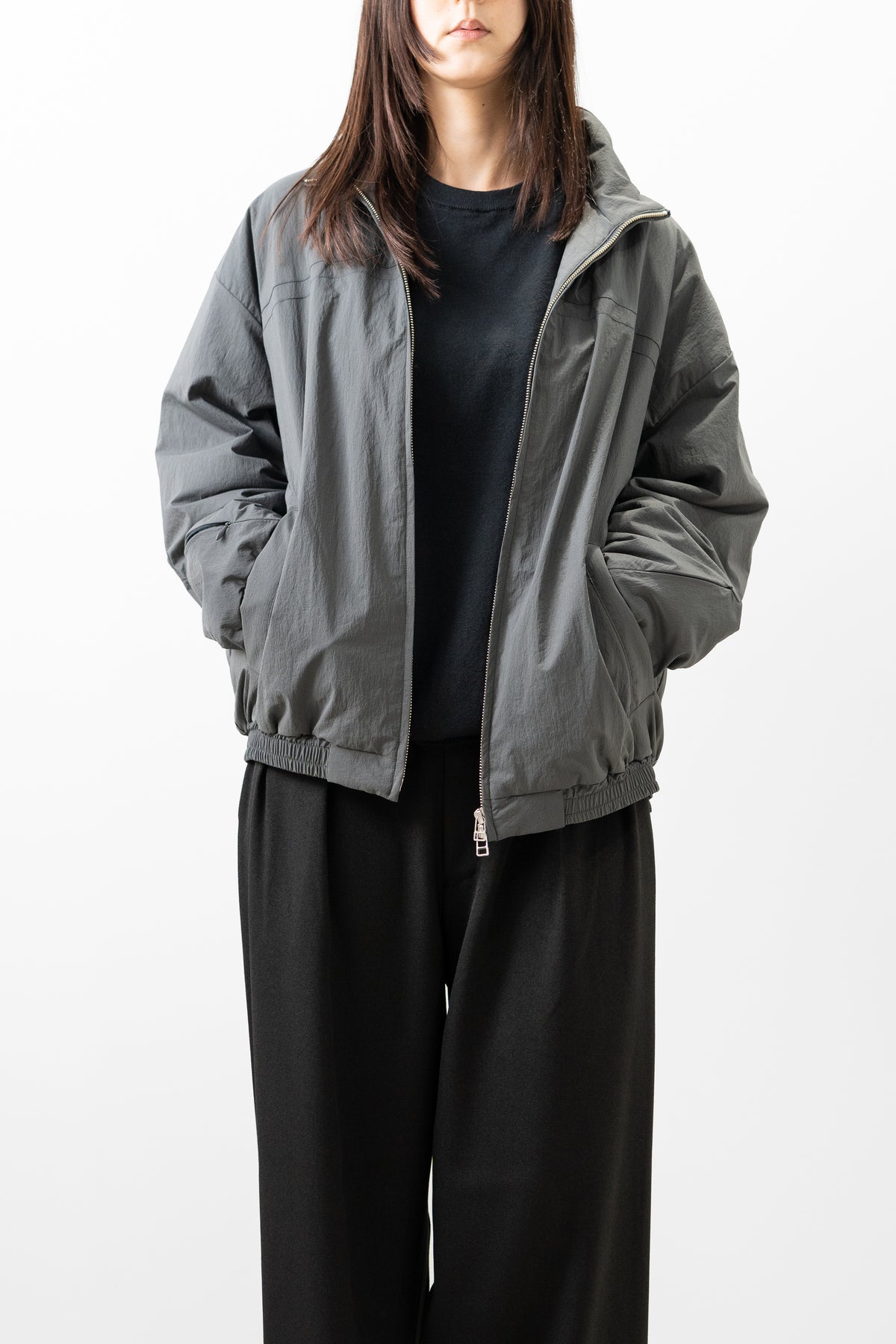 Afiit / PUFFER BLOUSON  "GRAY"