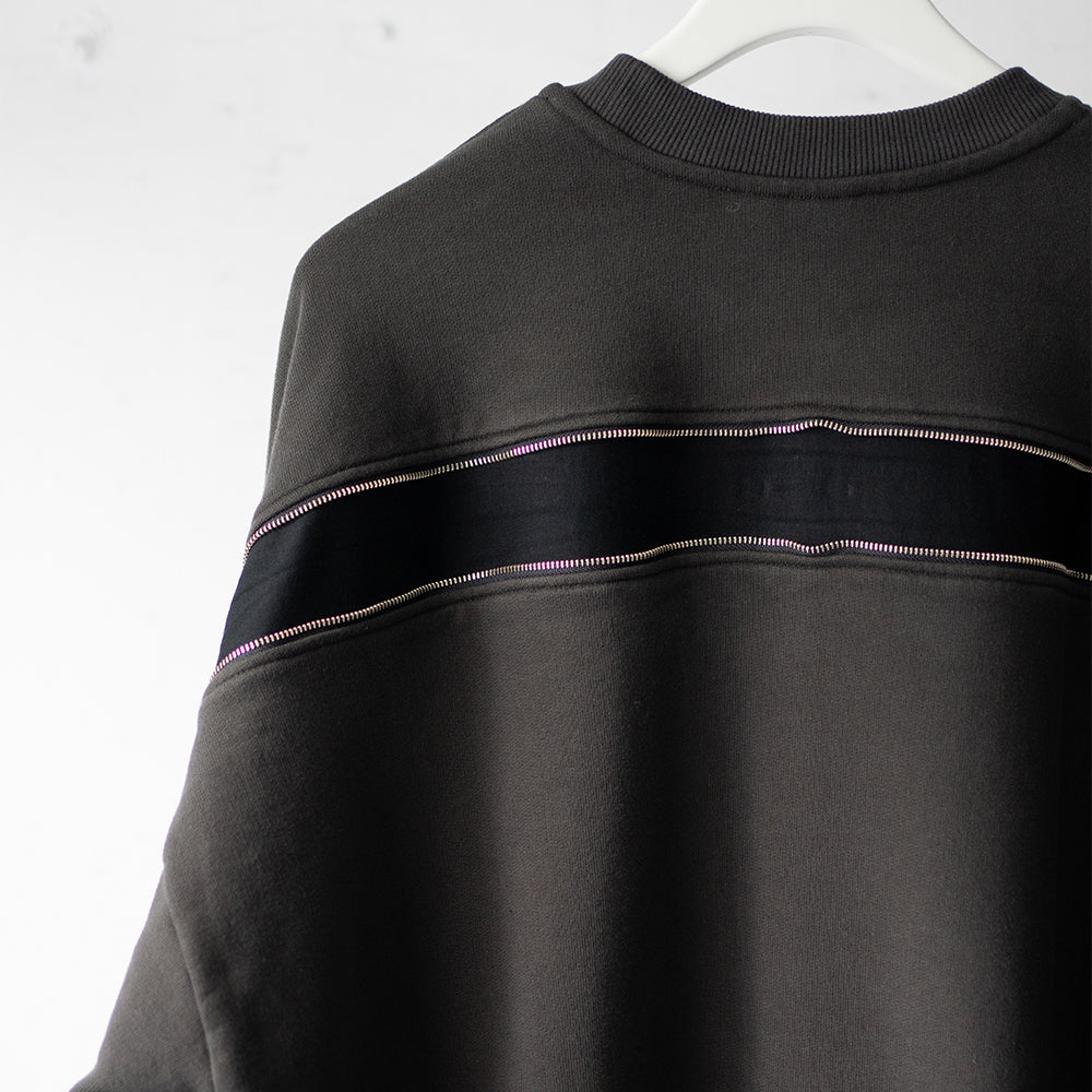 ROTOL/ TRANSFORM CREW NECK SWEAT "BLACK"