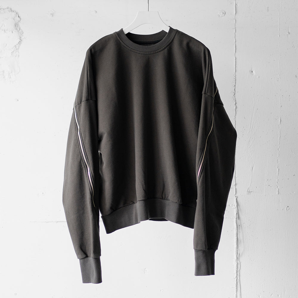 ROTOL/ TRANSFORM CREW NECK SWEAT "BLACK"