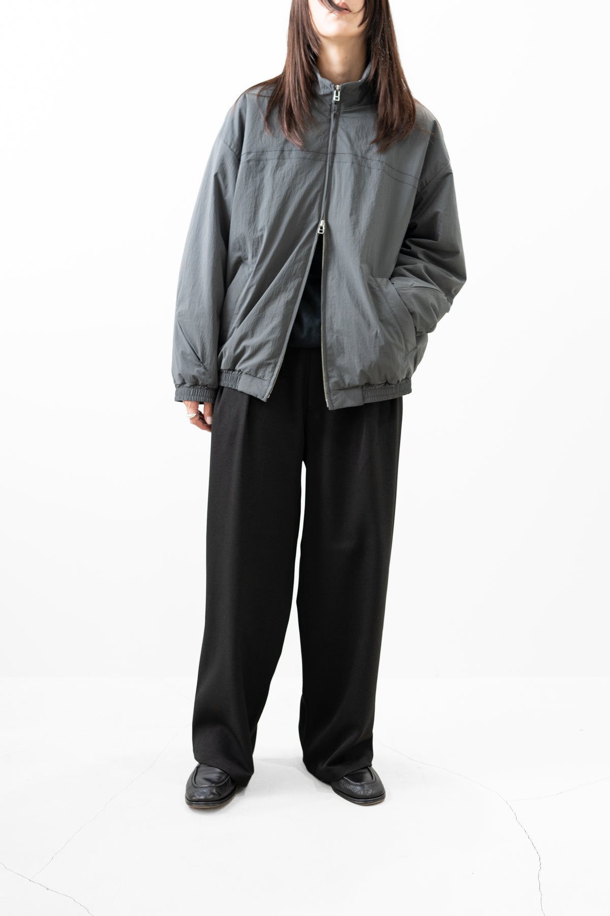 Afiit / PUFFER BLOUSON  "GRAY"