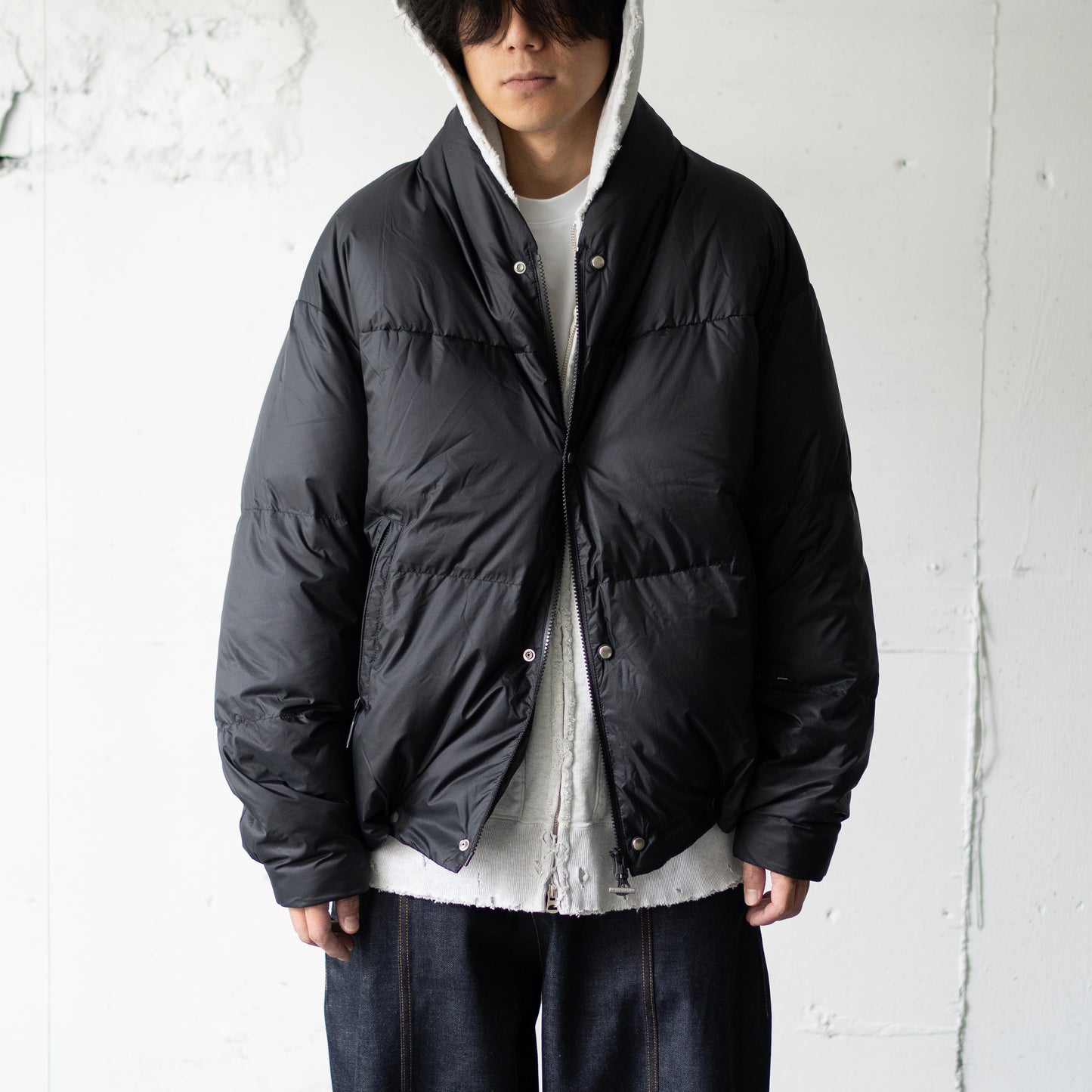 paratrait/ MEMBRANE SHELL DOWN JKT "BLACK"