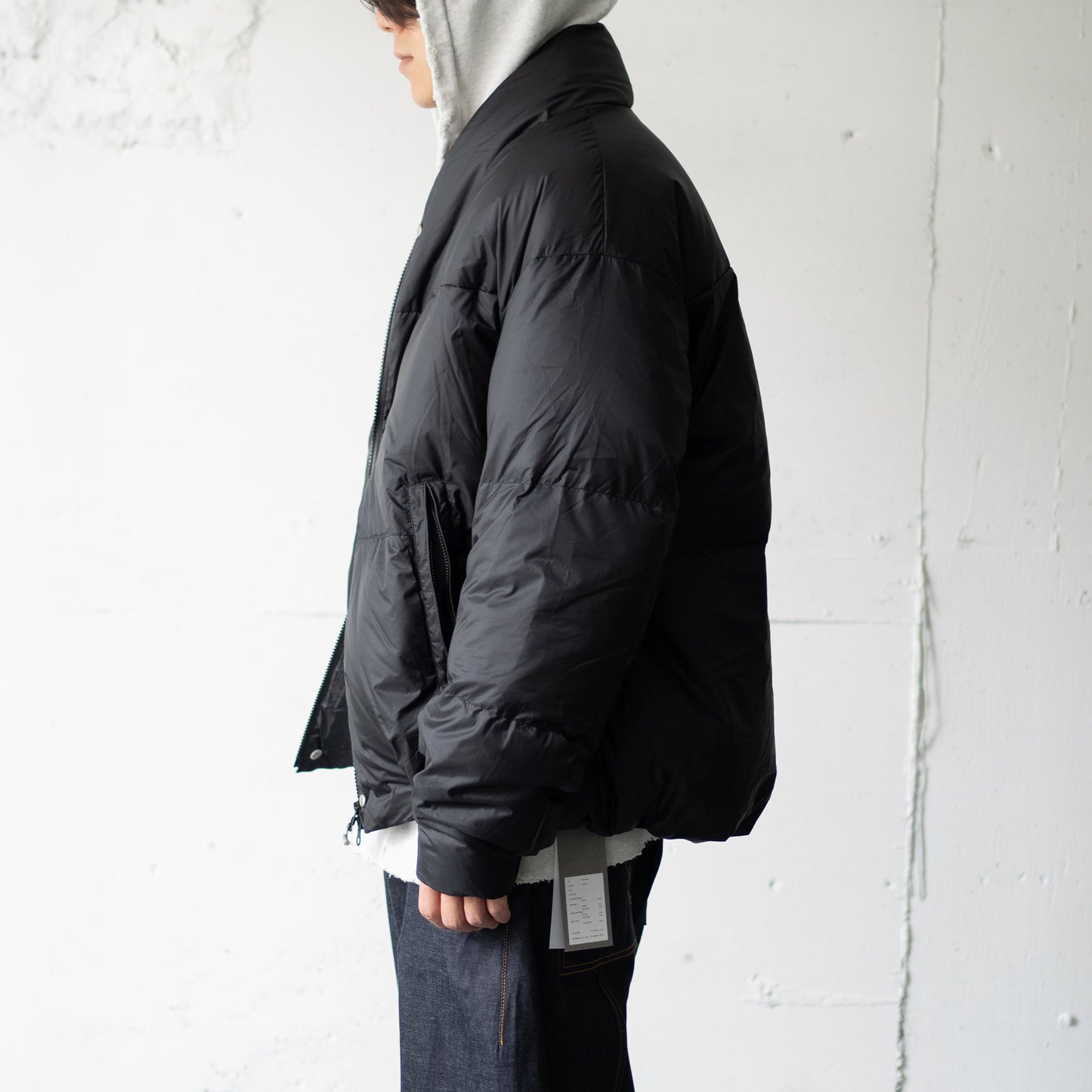 paratrait/ MEMBRANE SHELL DOWN JKT "BLACK"