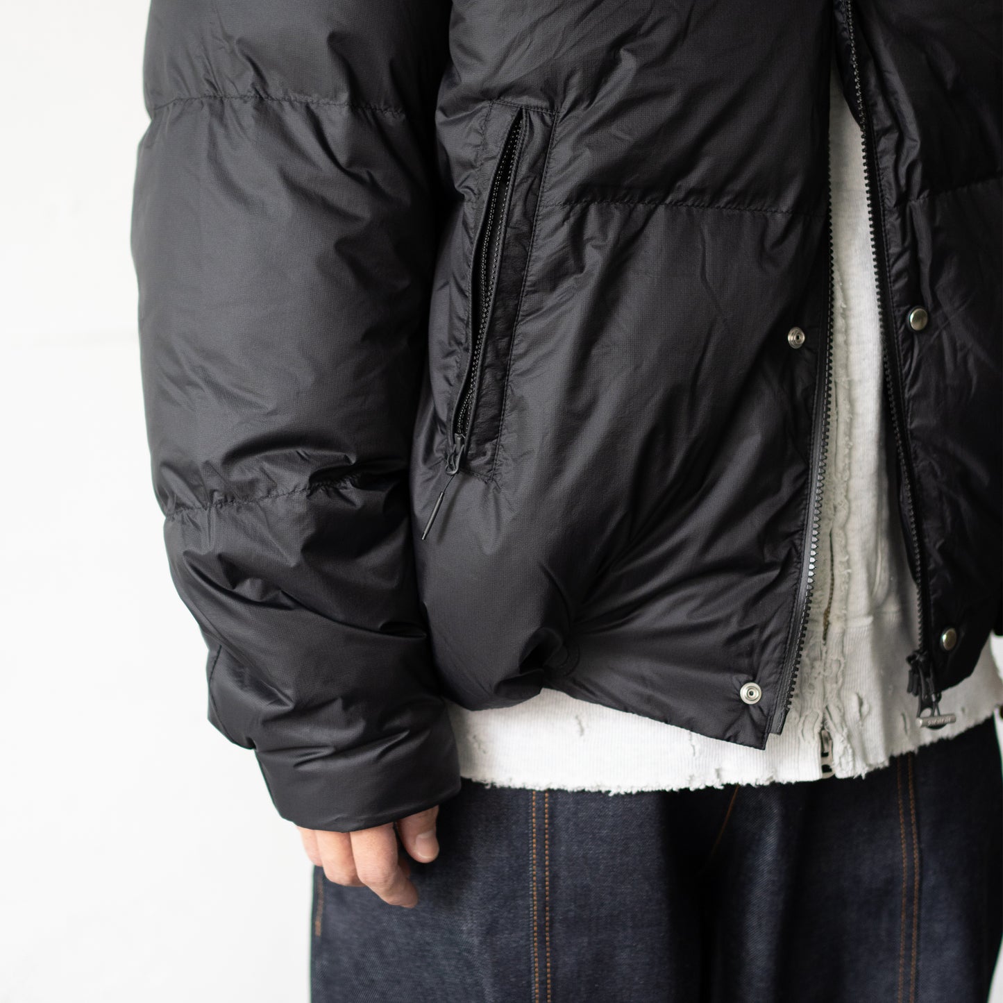 paratrait/ MEMBRANE SHELL DOWN JKT "BLACK"