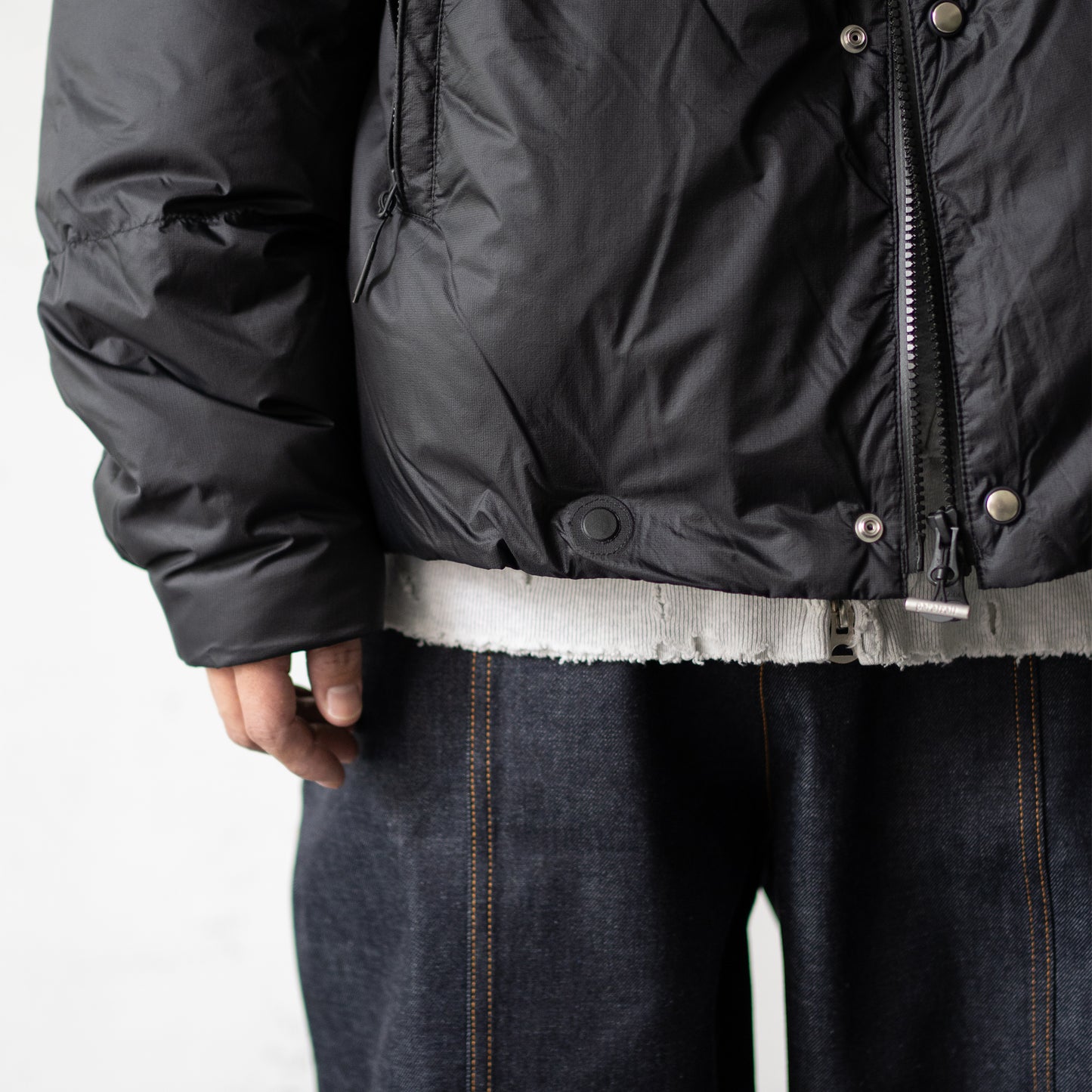 paratrait/ MEMBRANE SHELL DOWN JKT "BLACK"