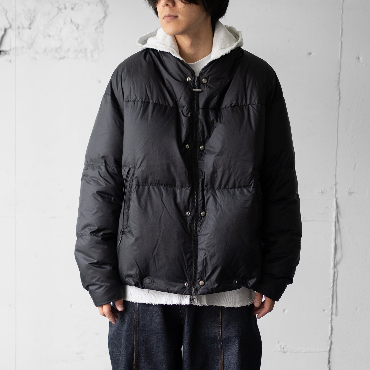 paratrait/ MEMBRANE SHELL DOWN JKT "BLACK"