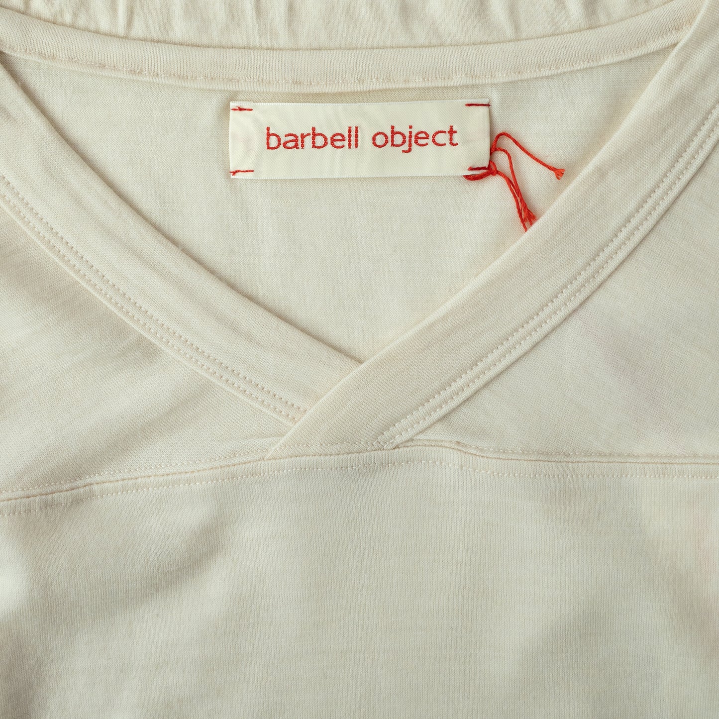 barbell object / sw ns top "ecru"