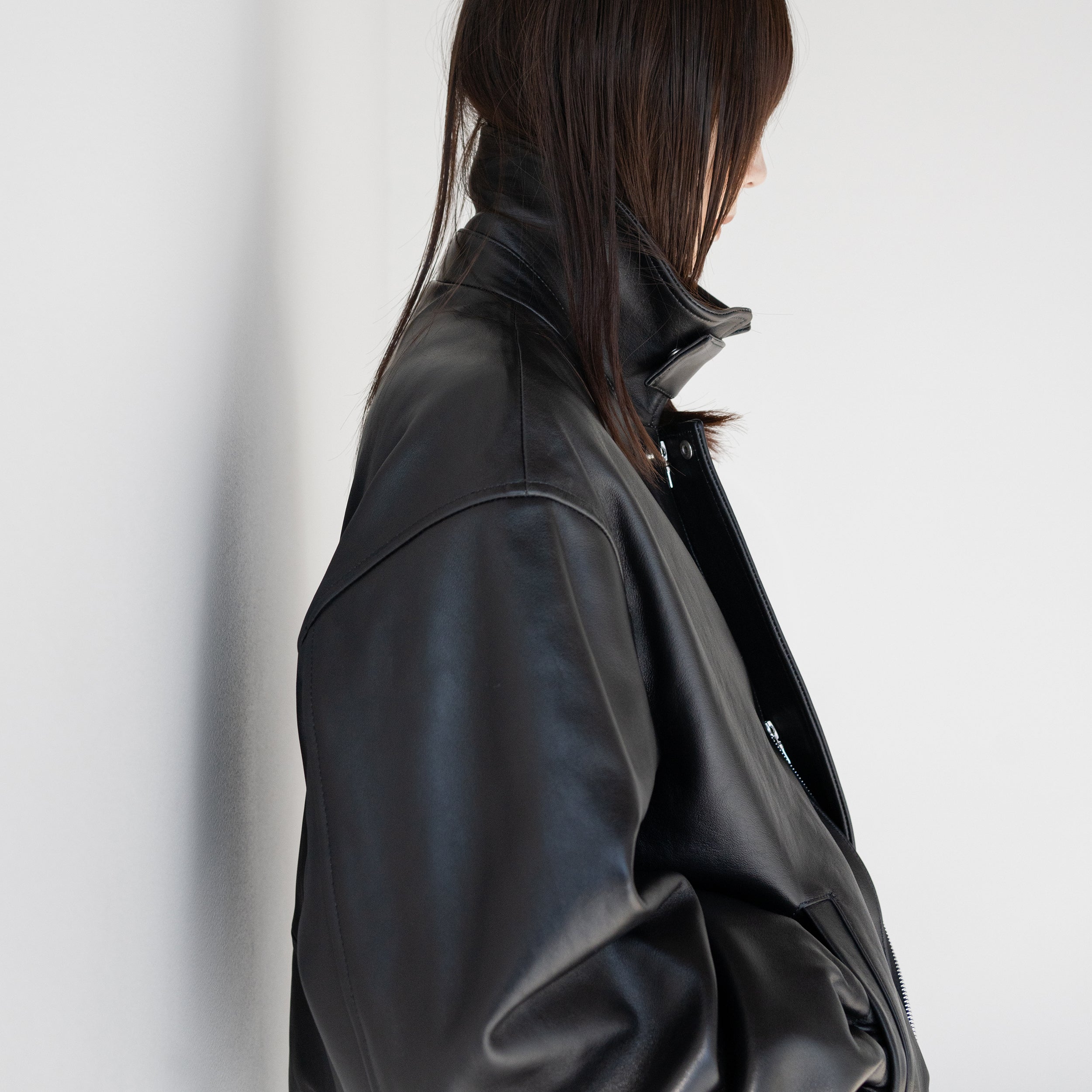 ssstein(シュタイン)/ SHEEP LEATHER ZIP SHORT JACKET 