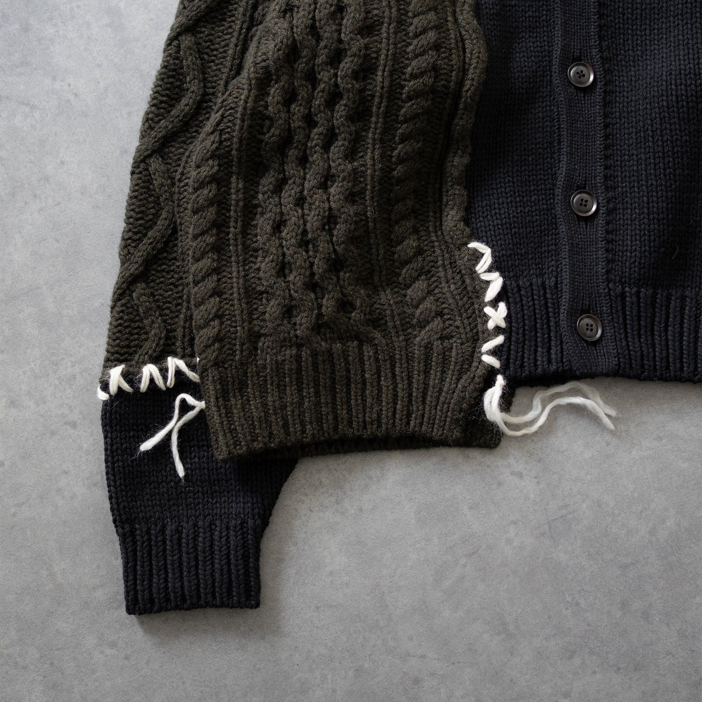 TOY DEVIL /  FRANKEN CARDIGAN "BLK"