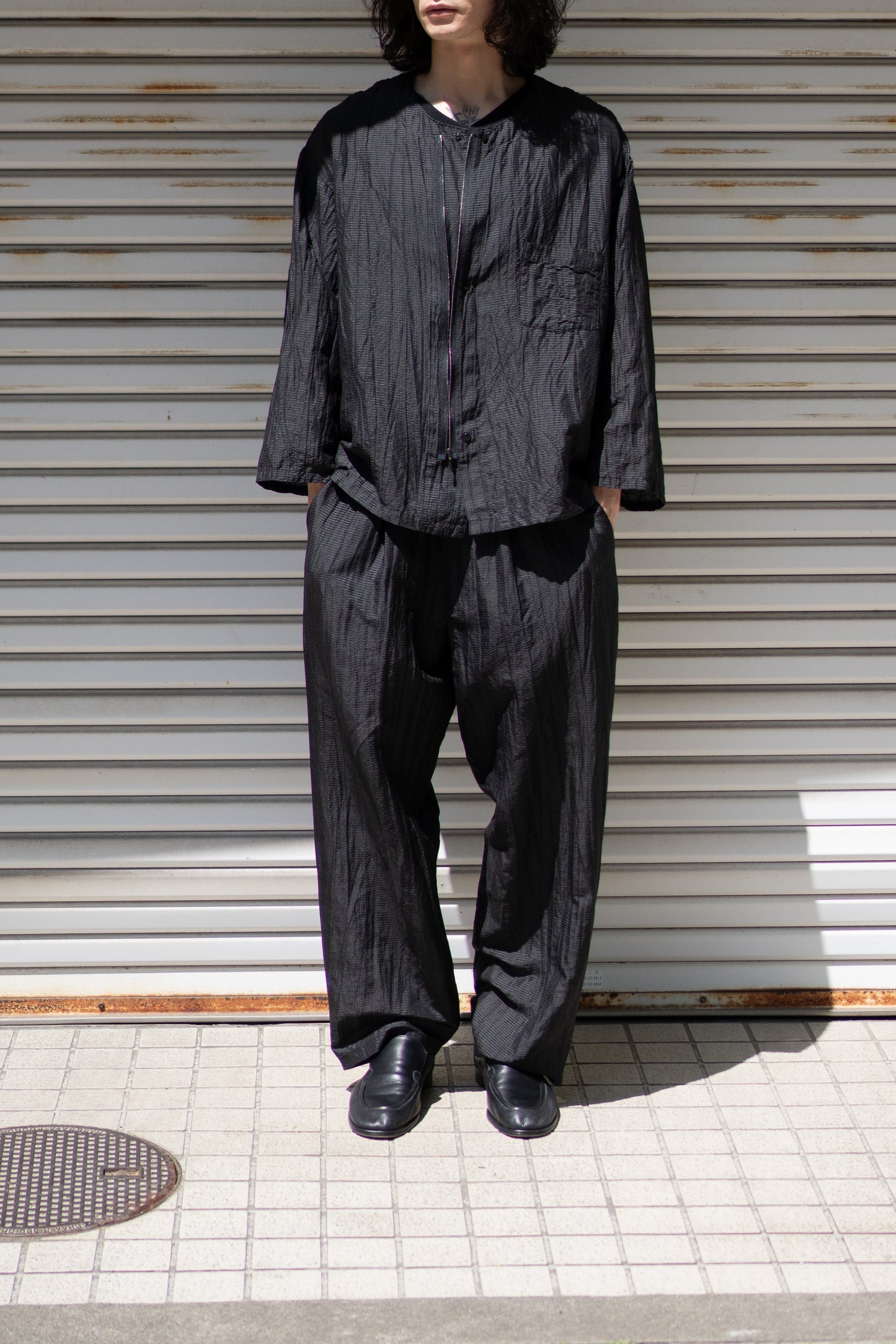 barbell object / zip sh "black"