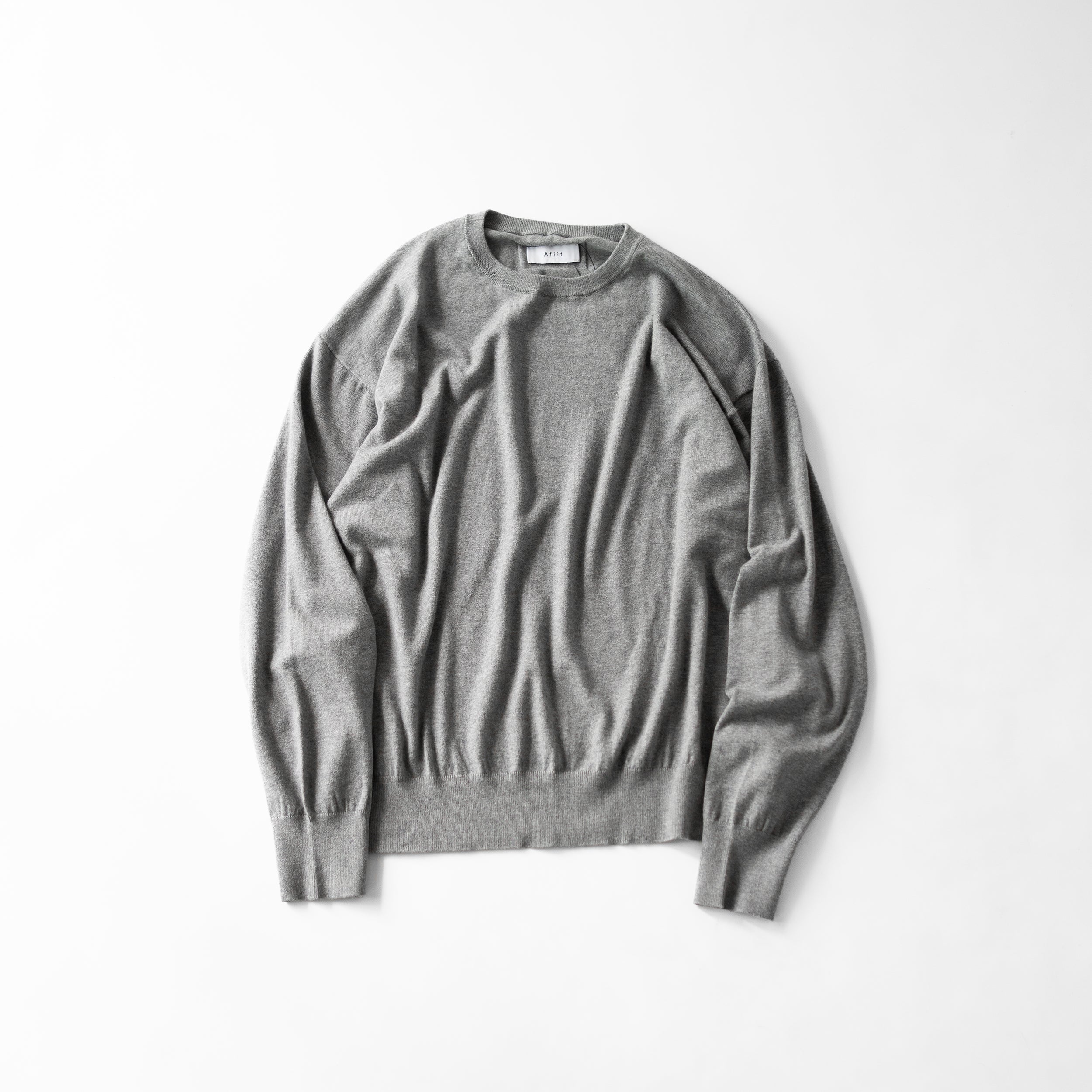 トップス Afiit 25aw COTTON CASHMERE LS Afiit(アフィット) / COTTON CASHMERE LS 