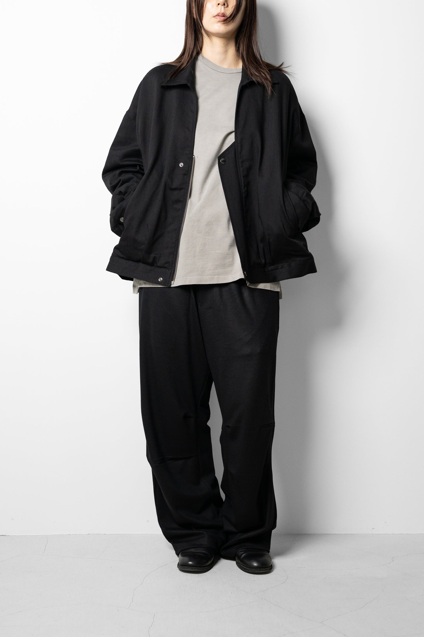 Antwort / DENIM SKIPPER JACKET "BLACK"