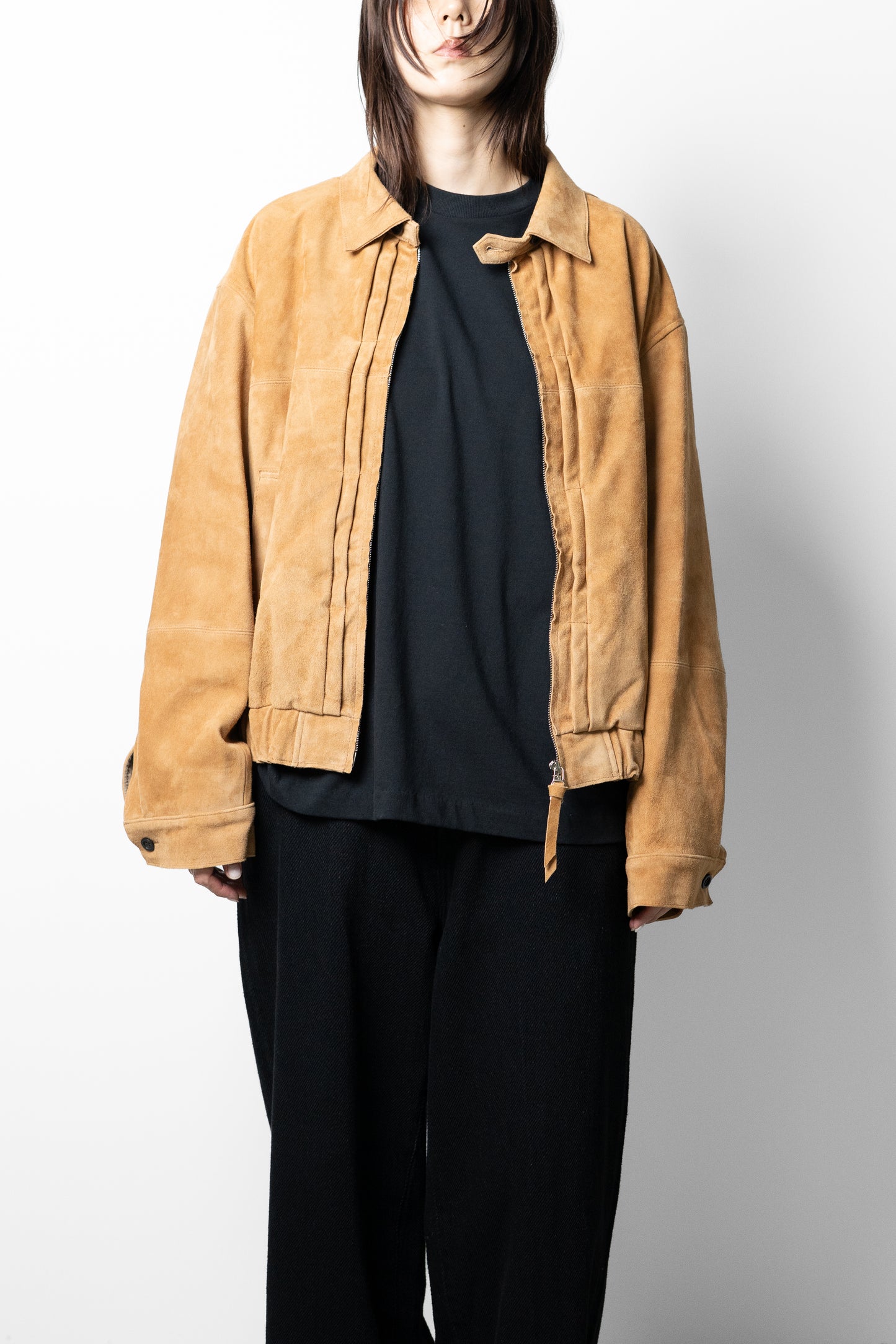 ANCELLM / GEEP TUCK JACKET "CAMEL"